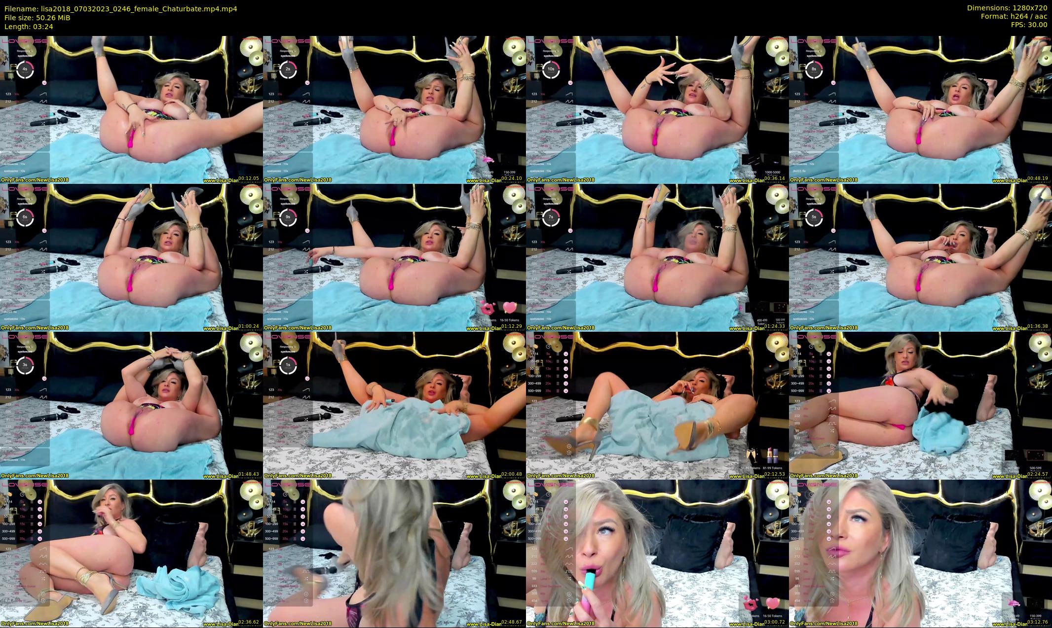 lisa2018 — 4 minute Chaturbate female cam show recording, 720p, Mar 7, 2023