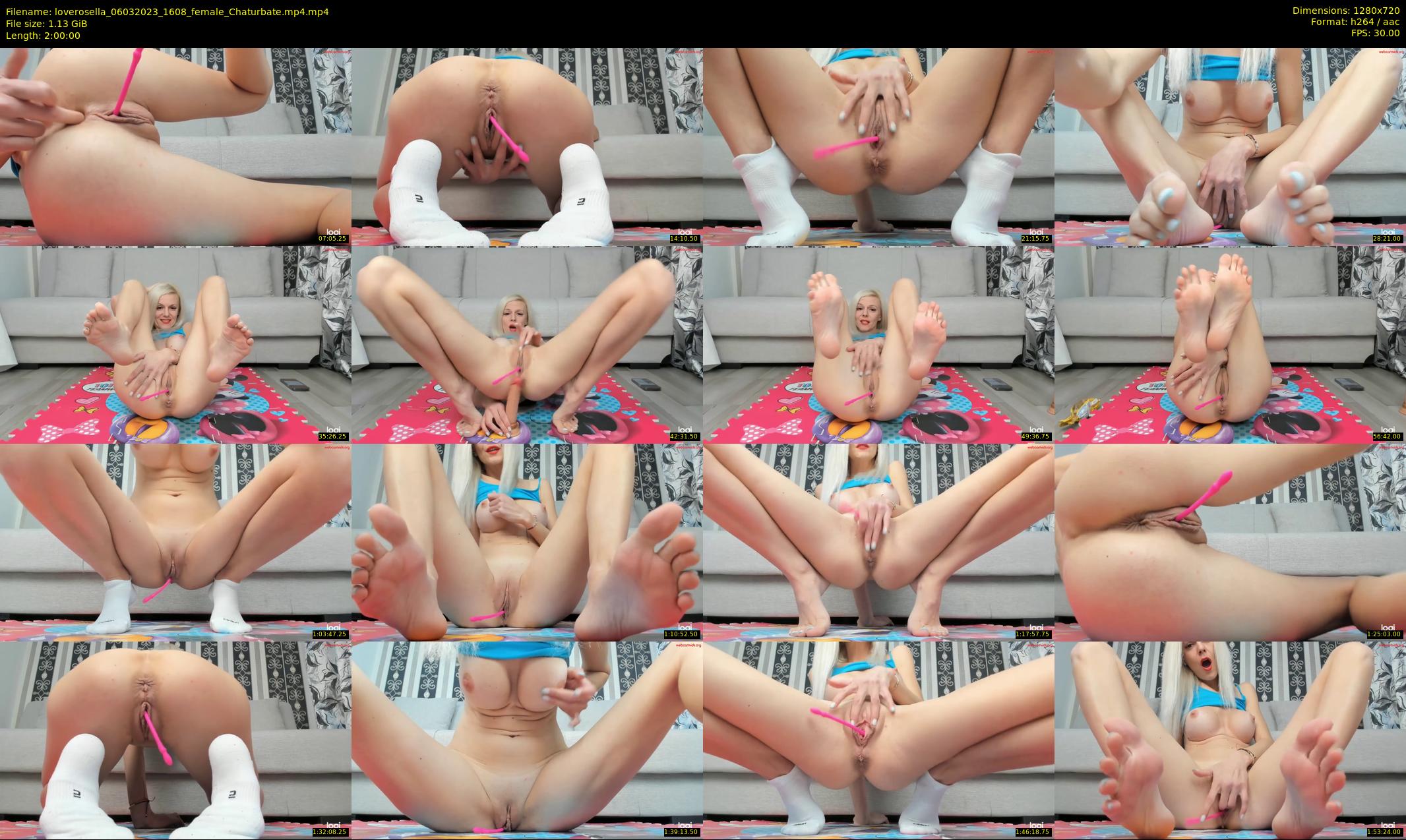loverosella — 120 minute Chaturbate female cam show recording, 720p, Mar 6, 2023