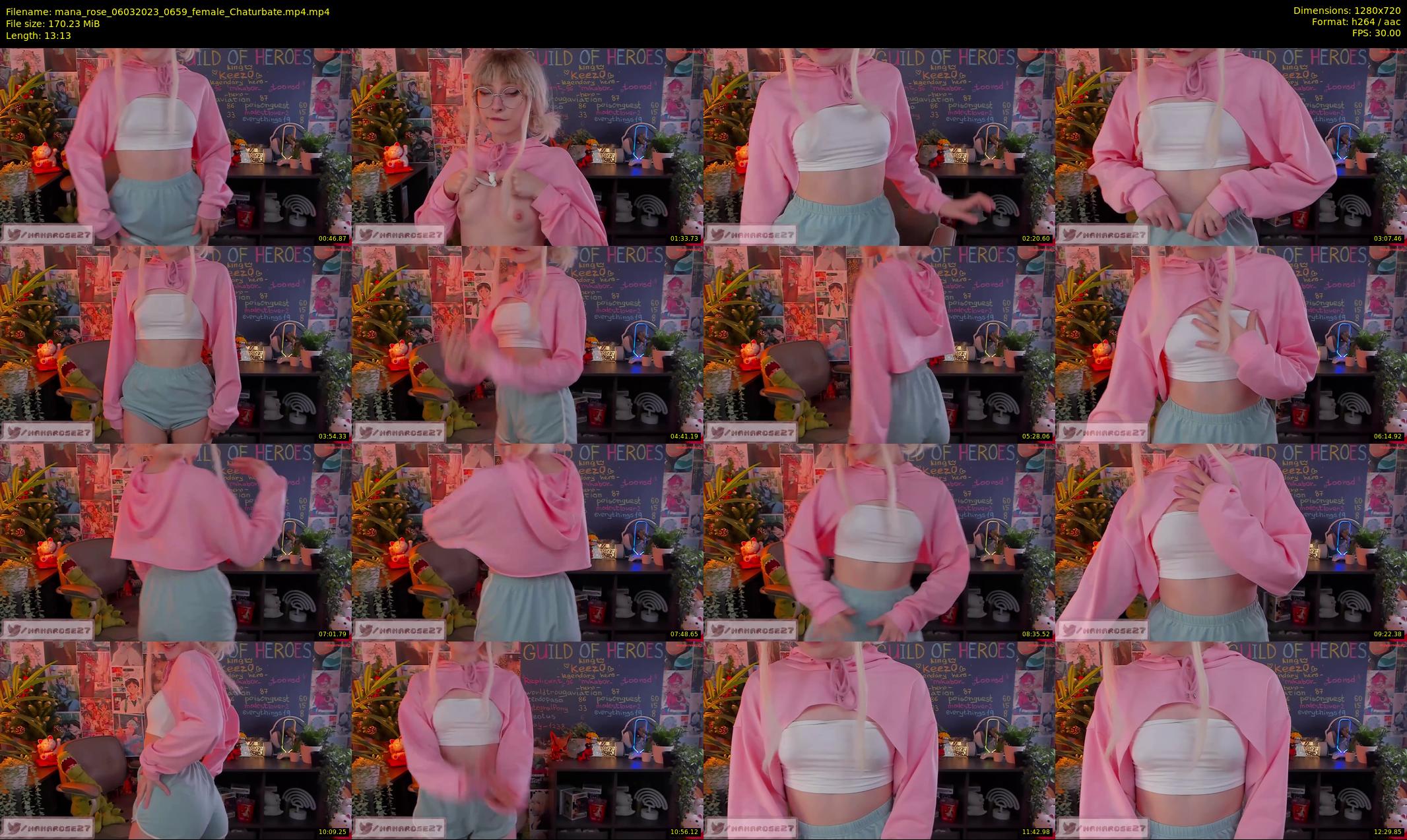 mana_rose — 14 minute Chaturbate female cam show recording, 720p, Mar 6, 2023