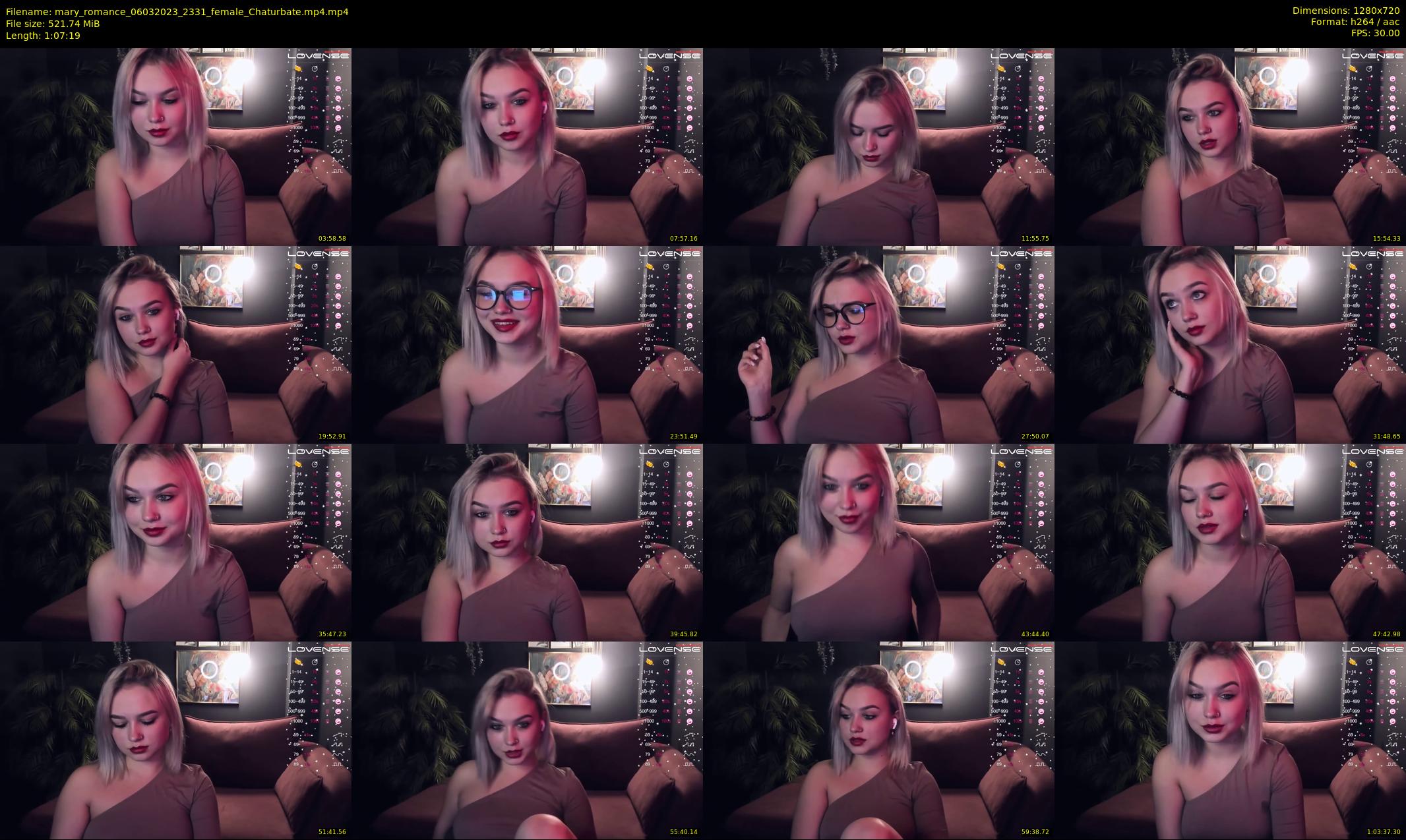 mary_romance — 68 minute Chaturbate female cam show recording, 720p, Mar 6, 2023