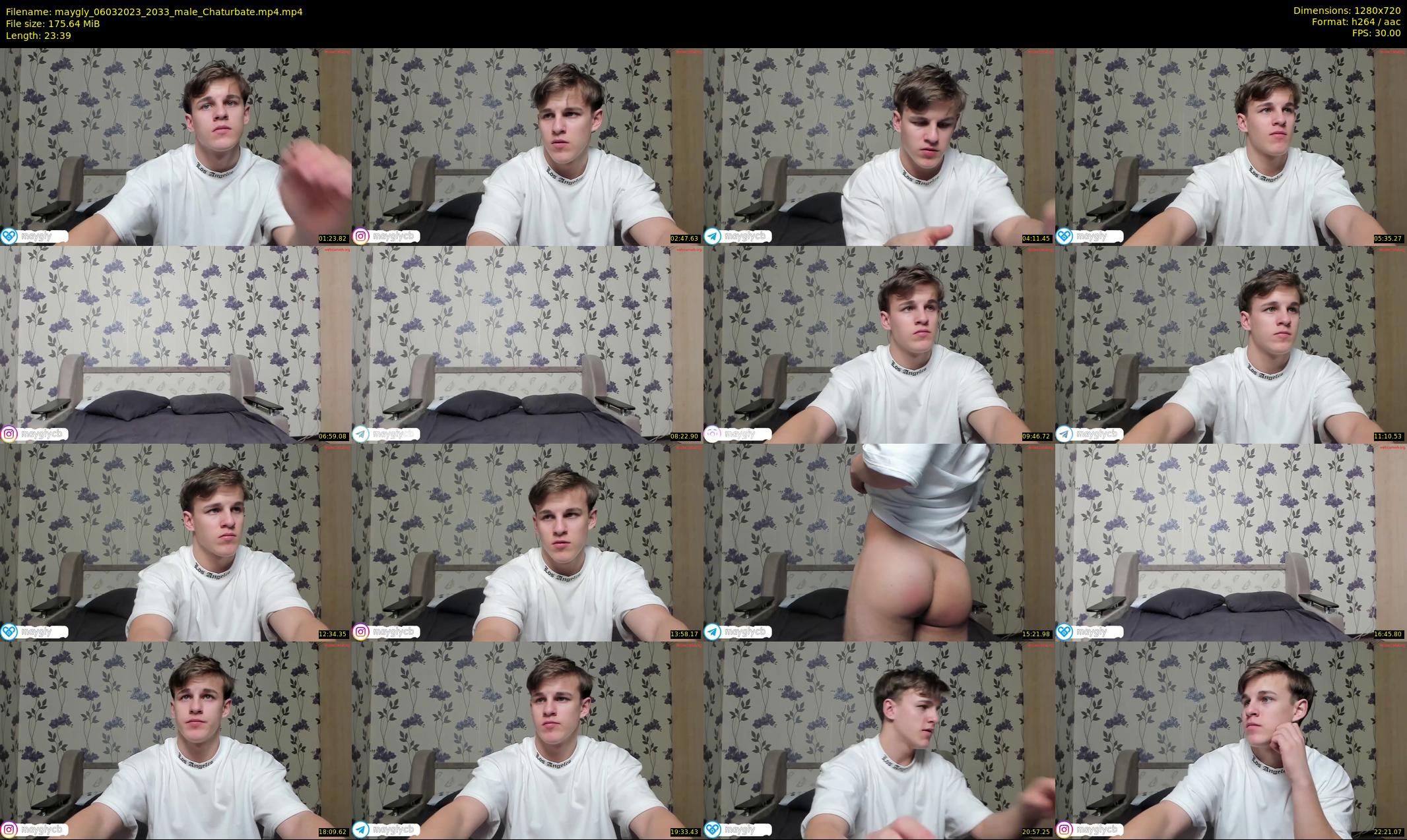 maygly — 24 minute Chaturbate male cam show recording, 720p, Mar 6, 2023