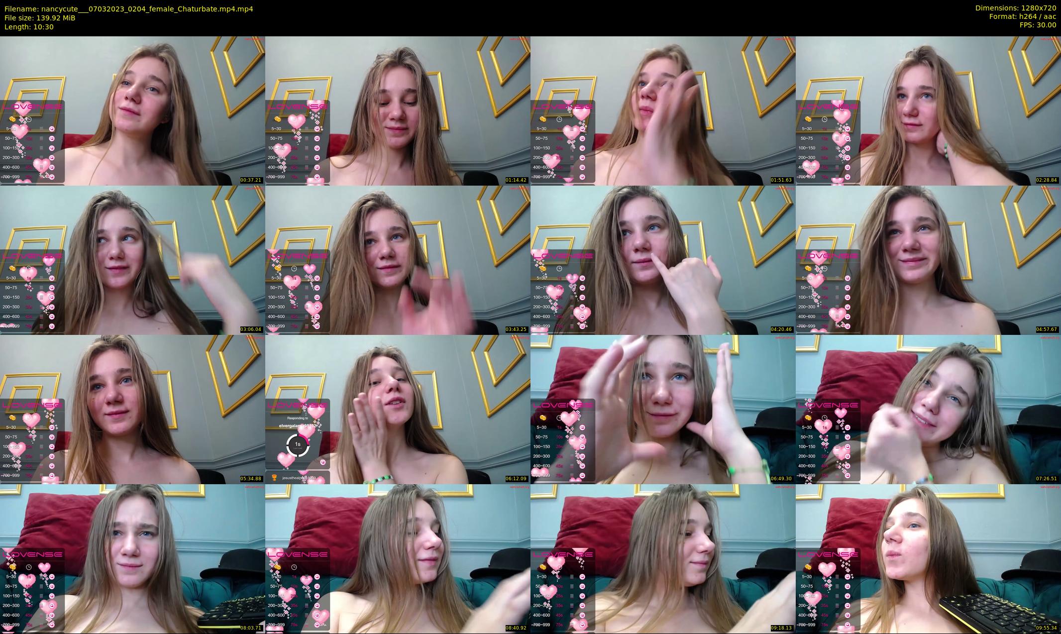 nancycute__ — 11 minute Chaturbate female cam show recording, 720p, Mar 7, 2023