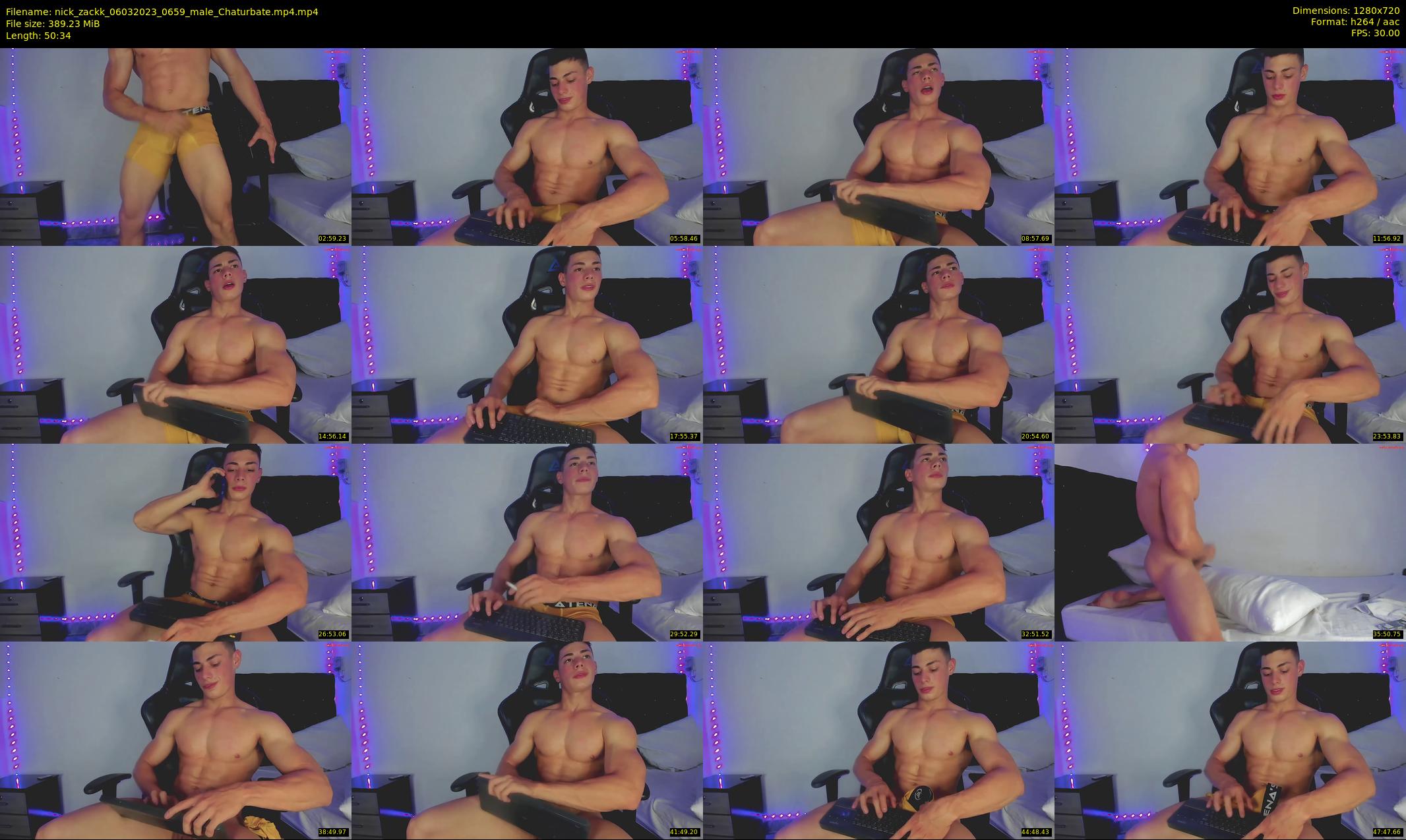 nick_zackk — 51 minute Chaturbate male cam show recording, 720p, Mar 6, 2023
