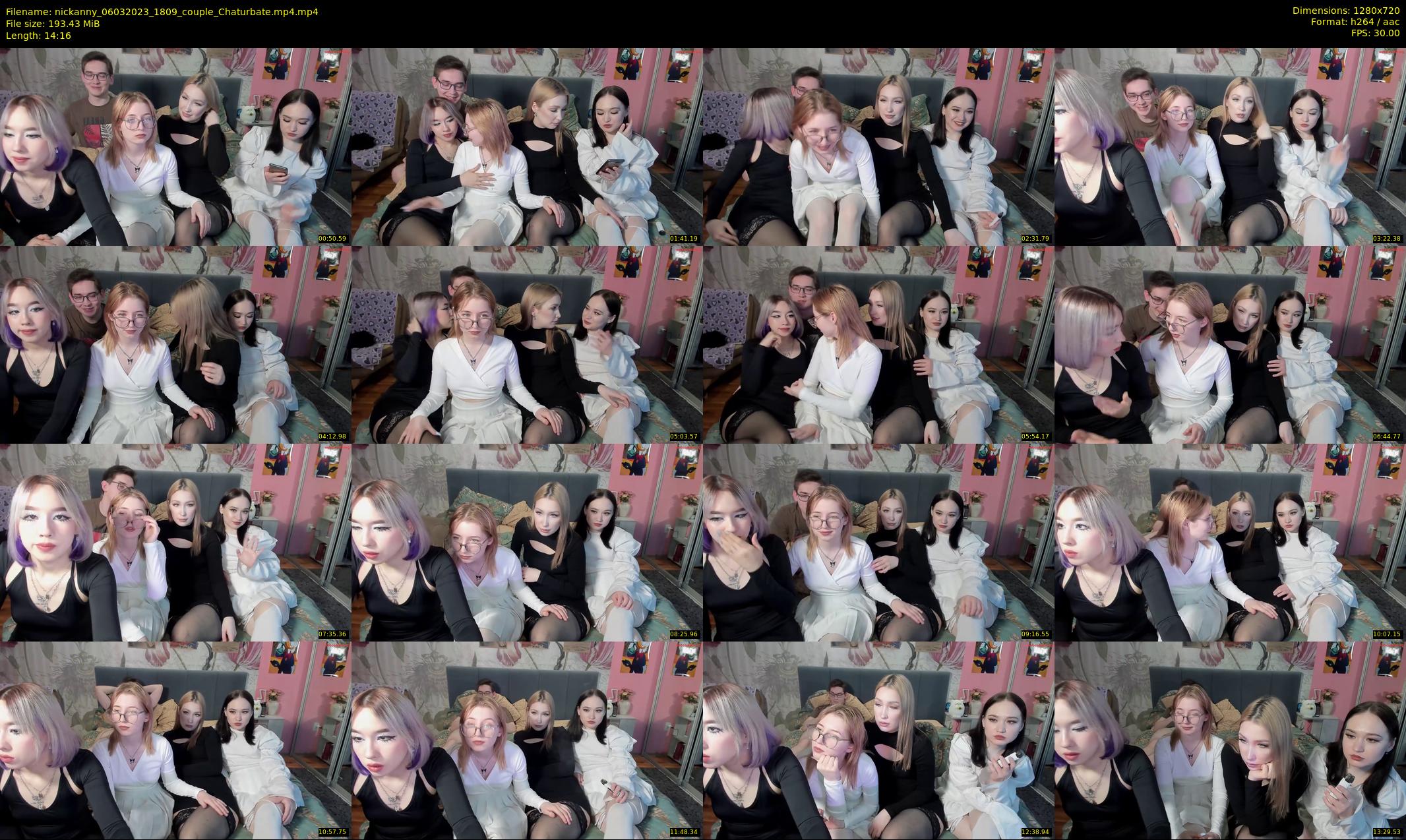 nickanny — 15 minute Chaturbate couple cam show recording, 720p, Mar 6, 2023