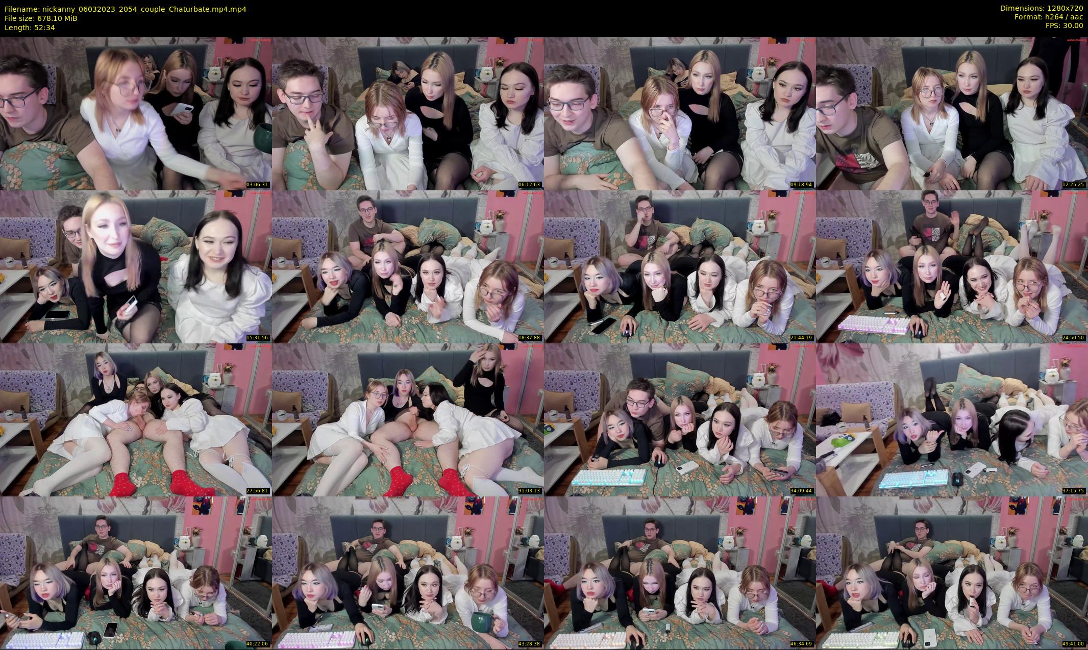 nickanny — 53 minute Chaturbate couple cam show recording, 720p, Mar 6, 2023