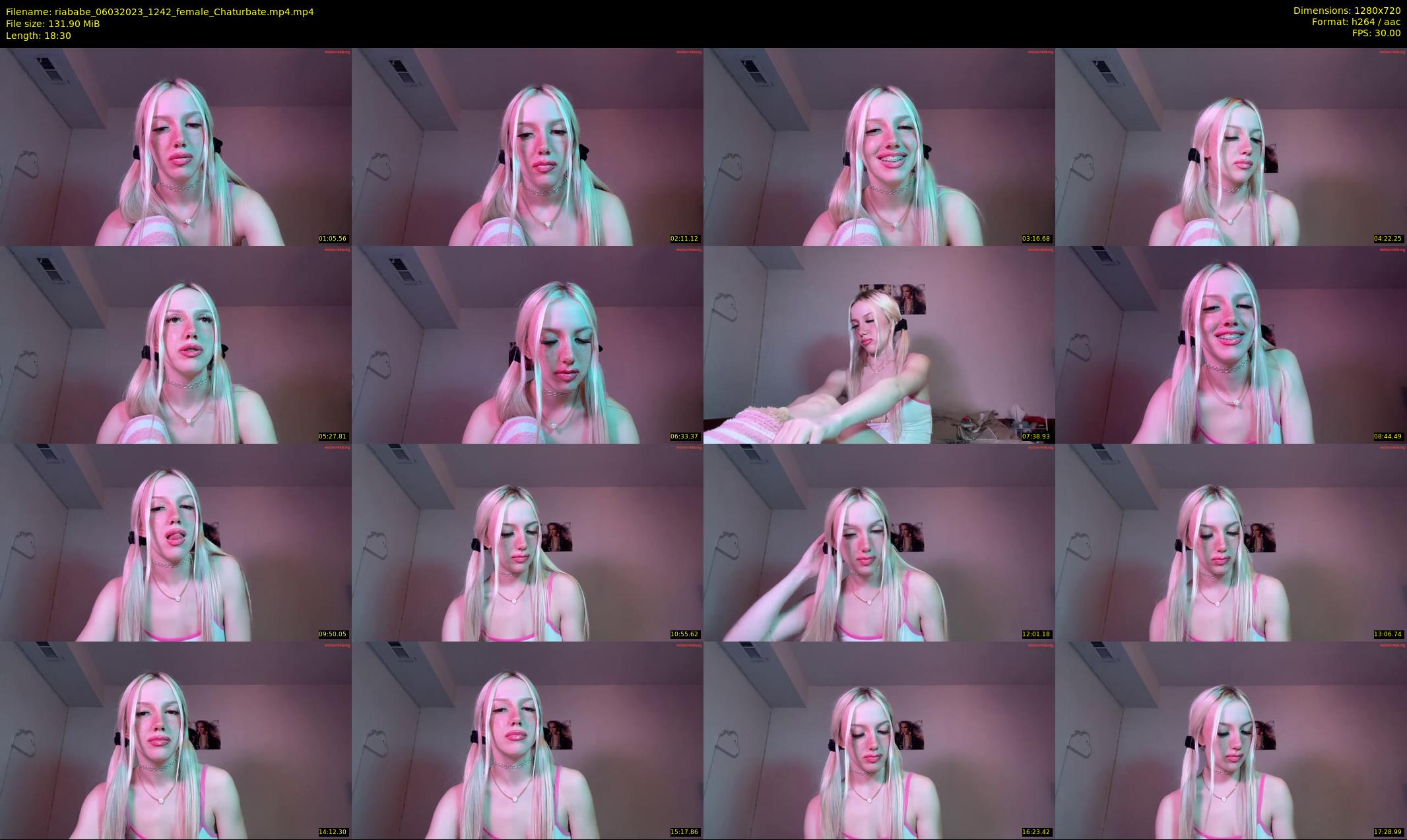 riababe — 19 minute Chaturbate female cam show recording, 720p, Mar 6, 2023