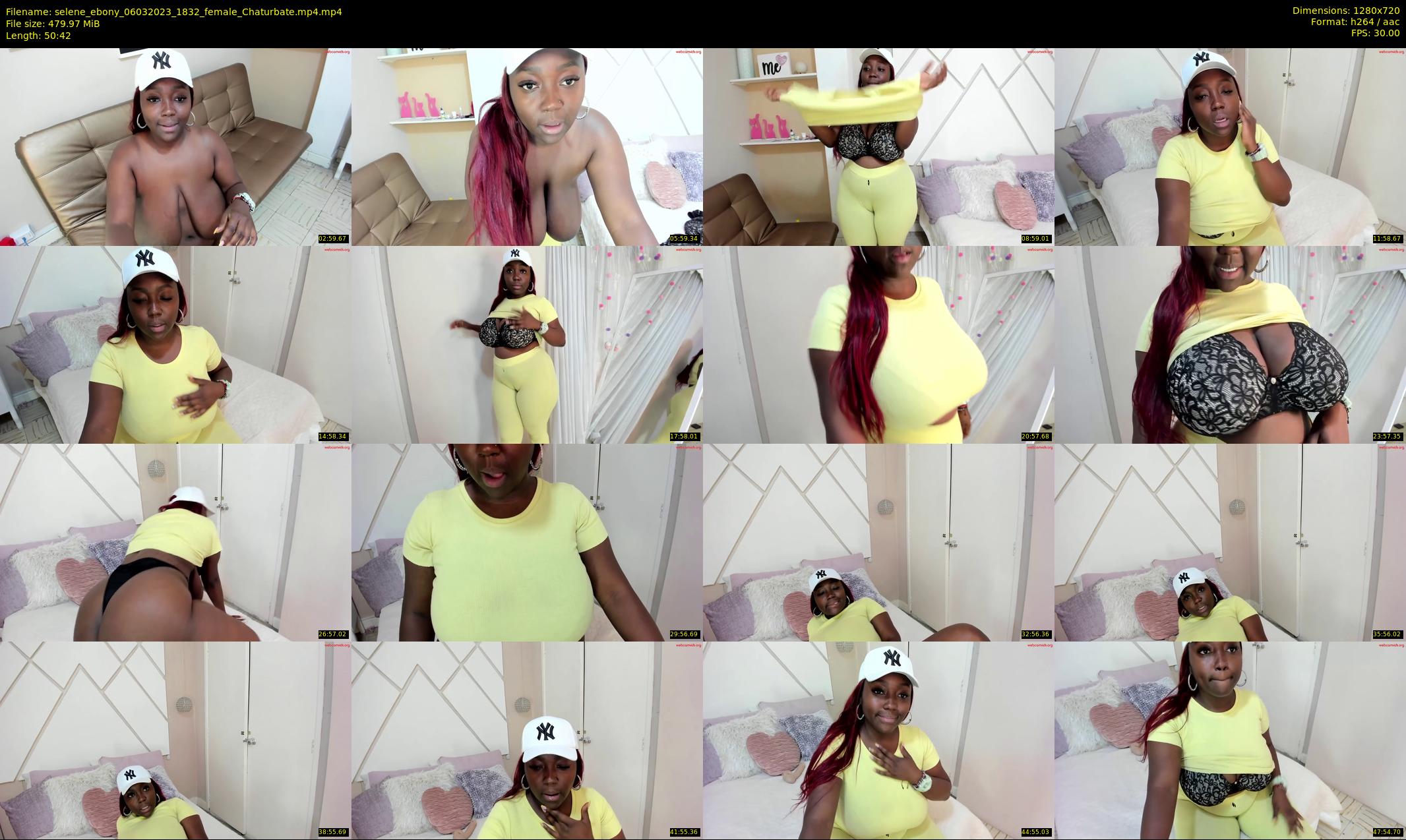 selene_ebony — 51 minute Chaturbate female cam show recording, 720p, Mar 6, 2023