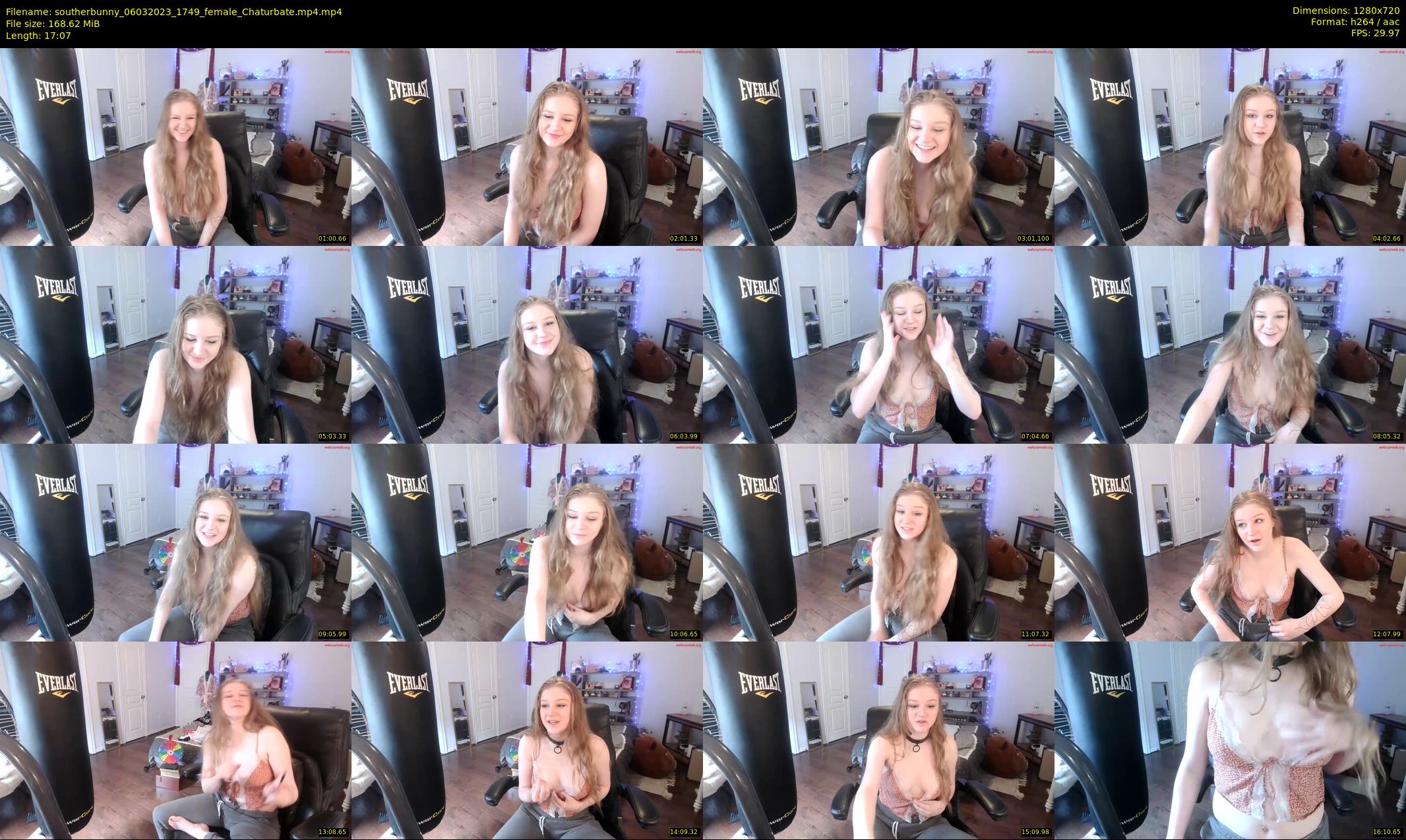 southerbunny — 18 minute Chaturbate female cam show recording, 720p, Mar 6, 2023