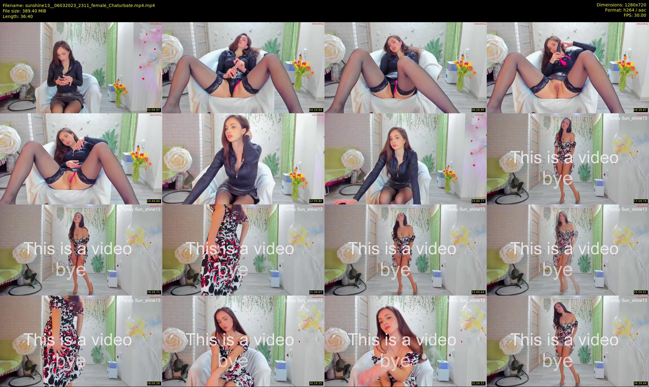 sunshine13_ — 37 minute Chaturbate female cam show recording, 720p, Mar 6, 2023
