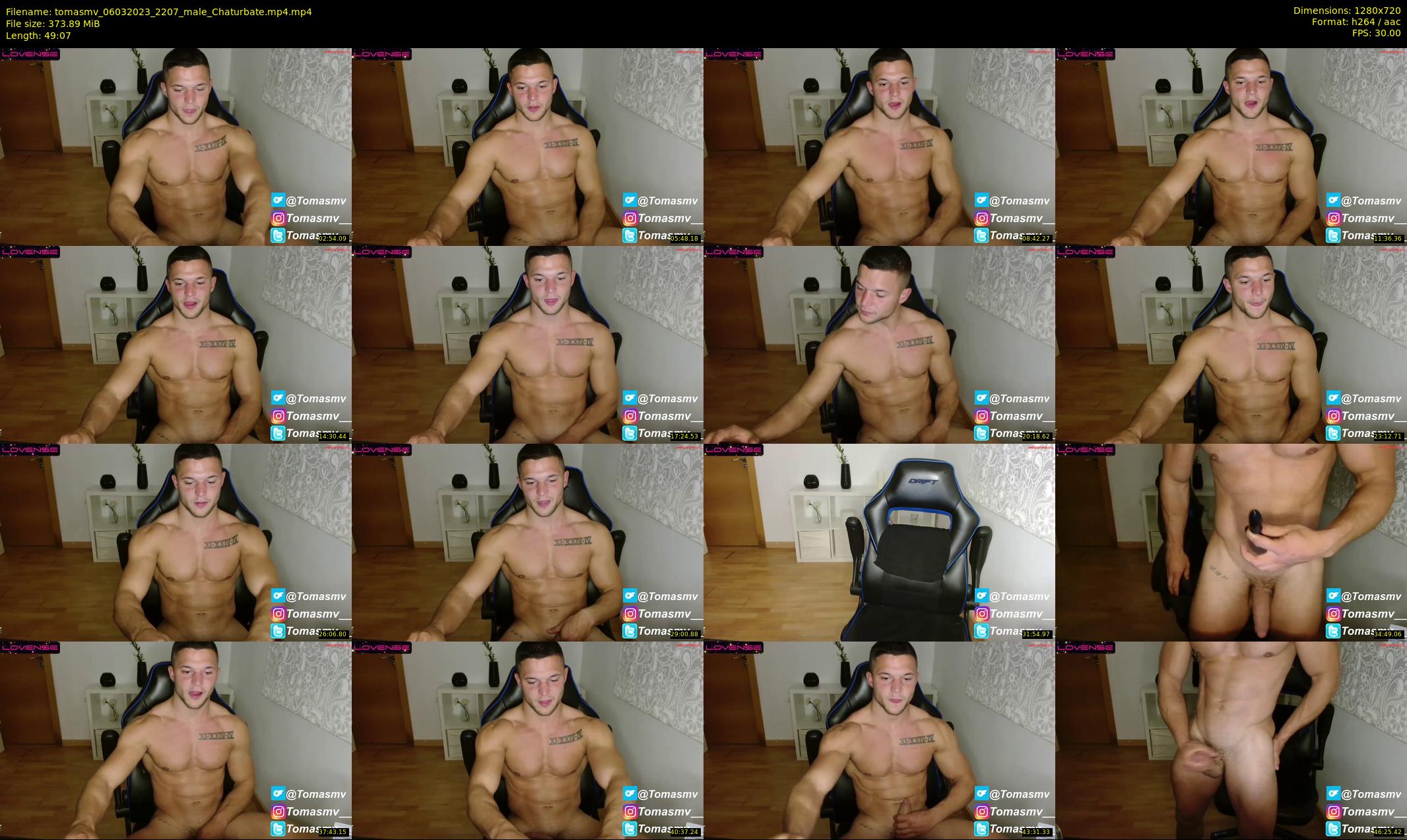tomasmv — 50 minute Chaturbate male cam show recording, 720p, Mar 6, 2023