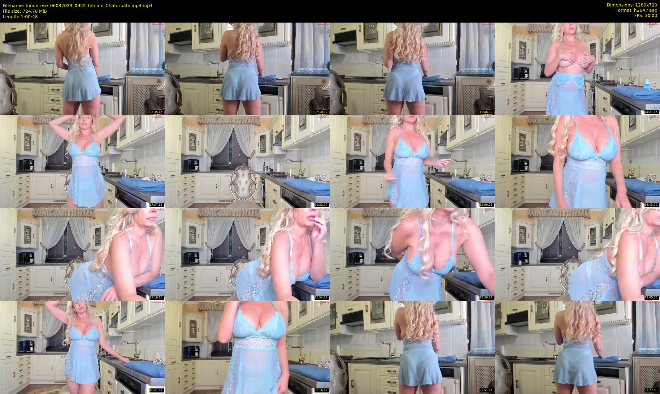 tunderose — 61 minute Chaturbate female cam show recording, 720p, Mar 6, 2023