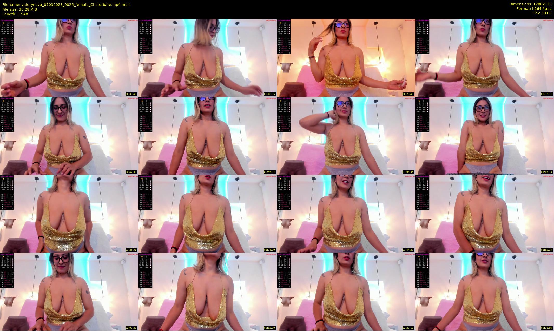 valerynova — 3 minute Chaturbate female cam show recording, 720p, Mar 7, 2023