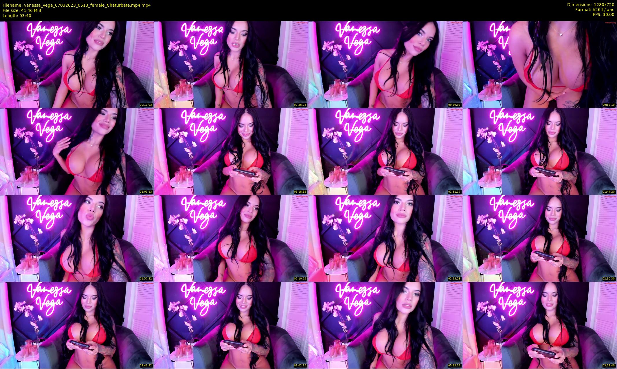 vanessa_vega — 4 minute Chaturbate female cam show recording, 720p, Mar 7, 2023