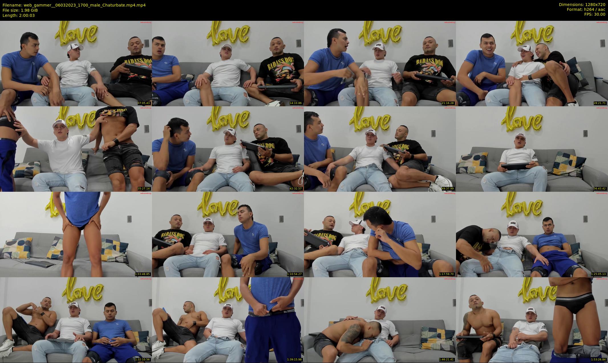 web_gammer_ — 121 minute Chaturbate male cam show recording, 720p, Mar 6, 2023
