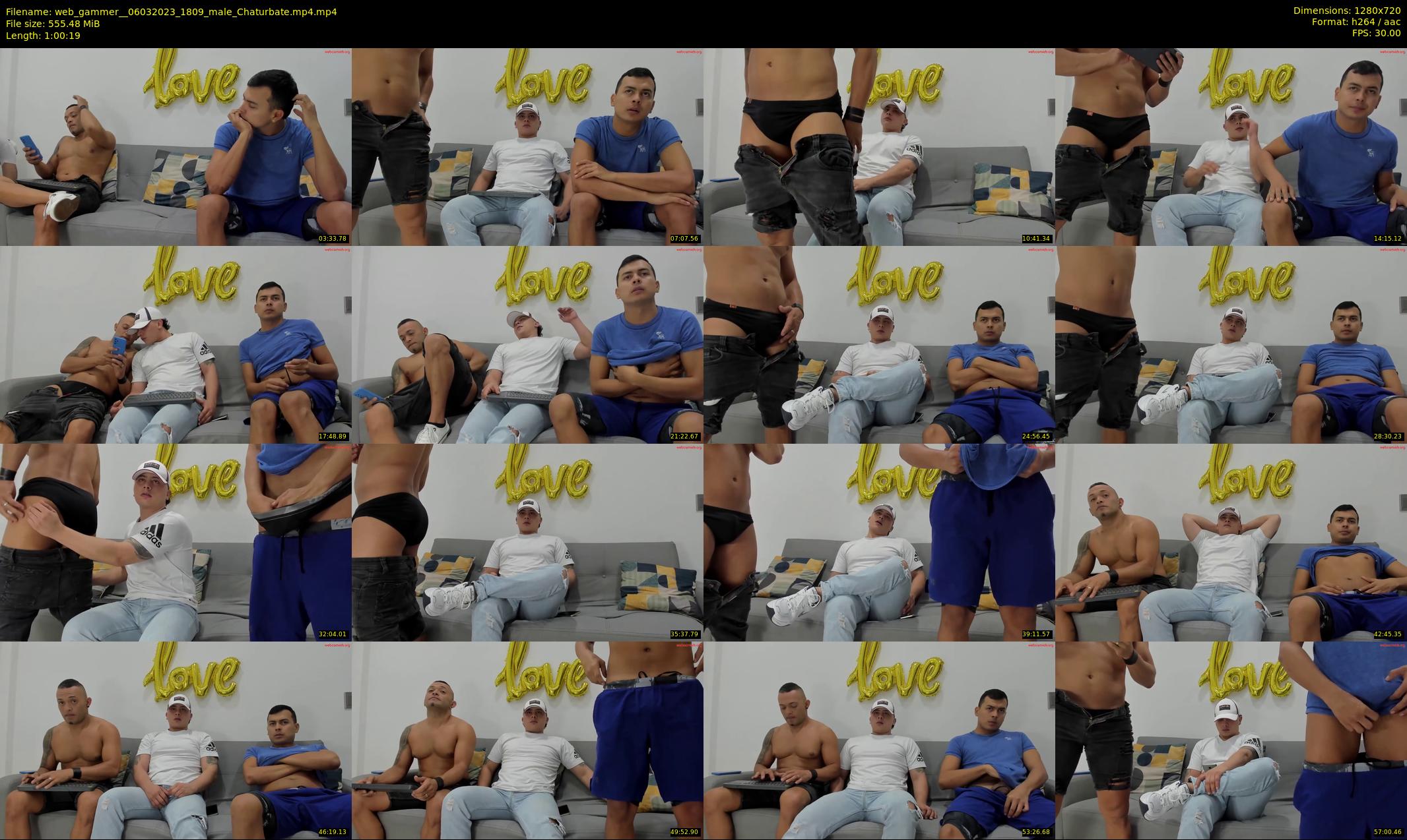 web_gammer_ — 61 minute Chaturbate male cam show recording, 720p, Mar 6, 2023