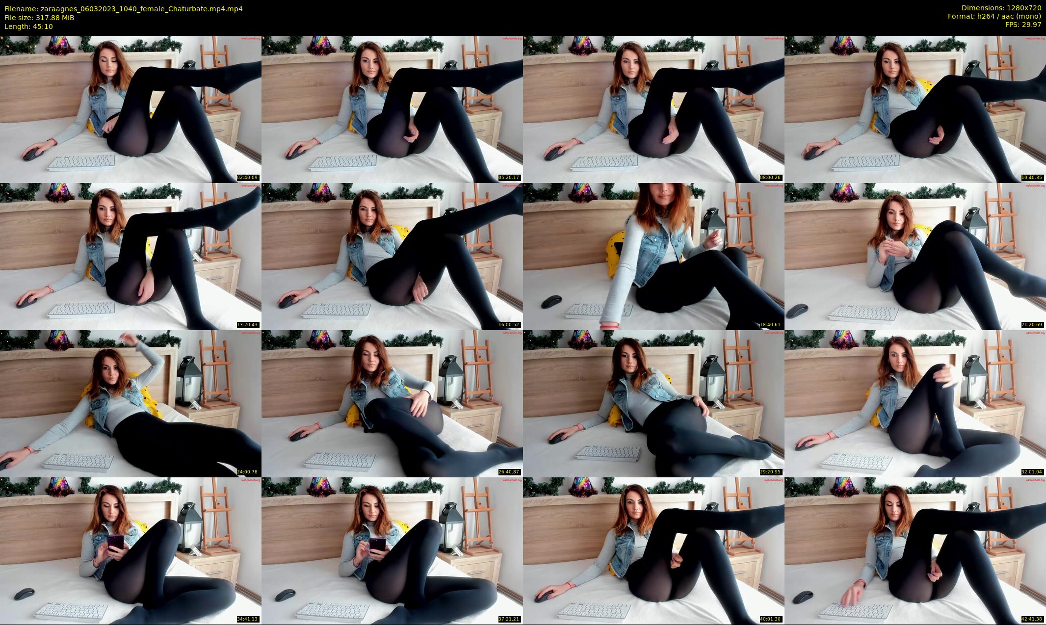 zaraagnes — 46 minute Chaturbate female cam show recording, 720p, Mar 6, 2023