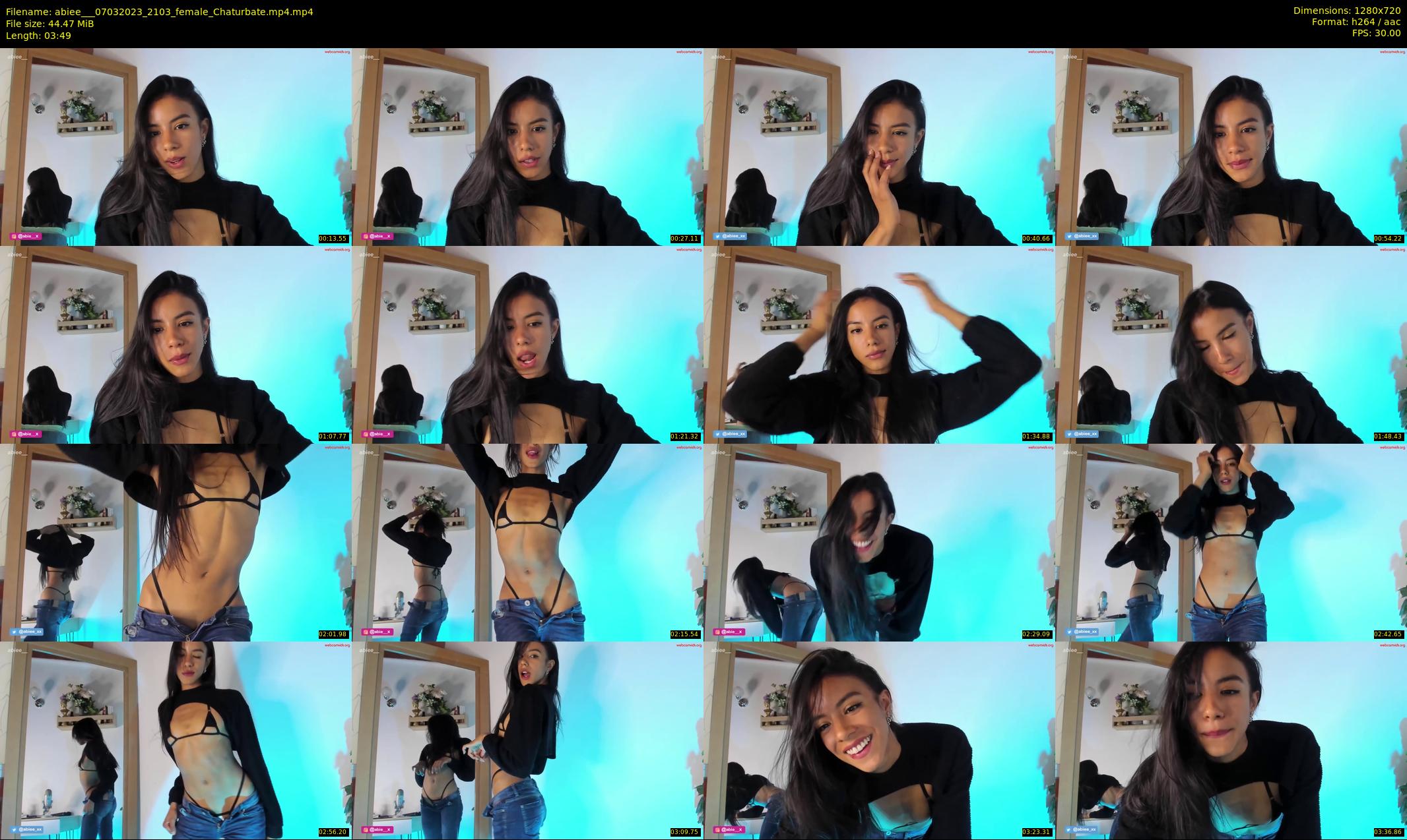 abiee__ — 4 minute Chaturbate female cam show recording, 720p, Mar 7, 2023