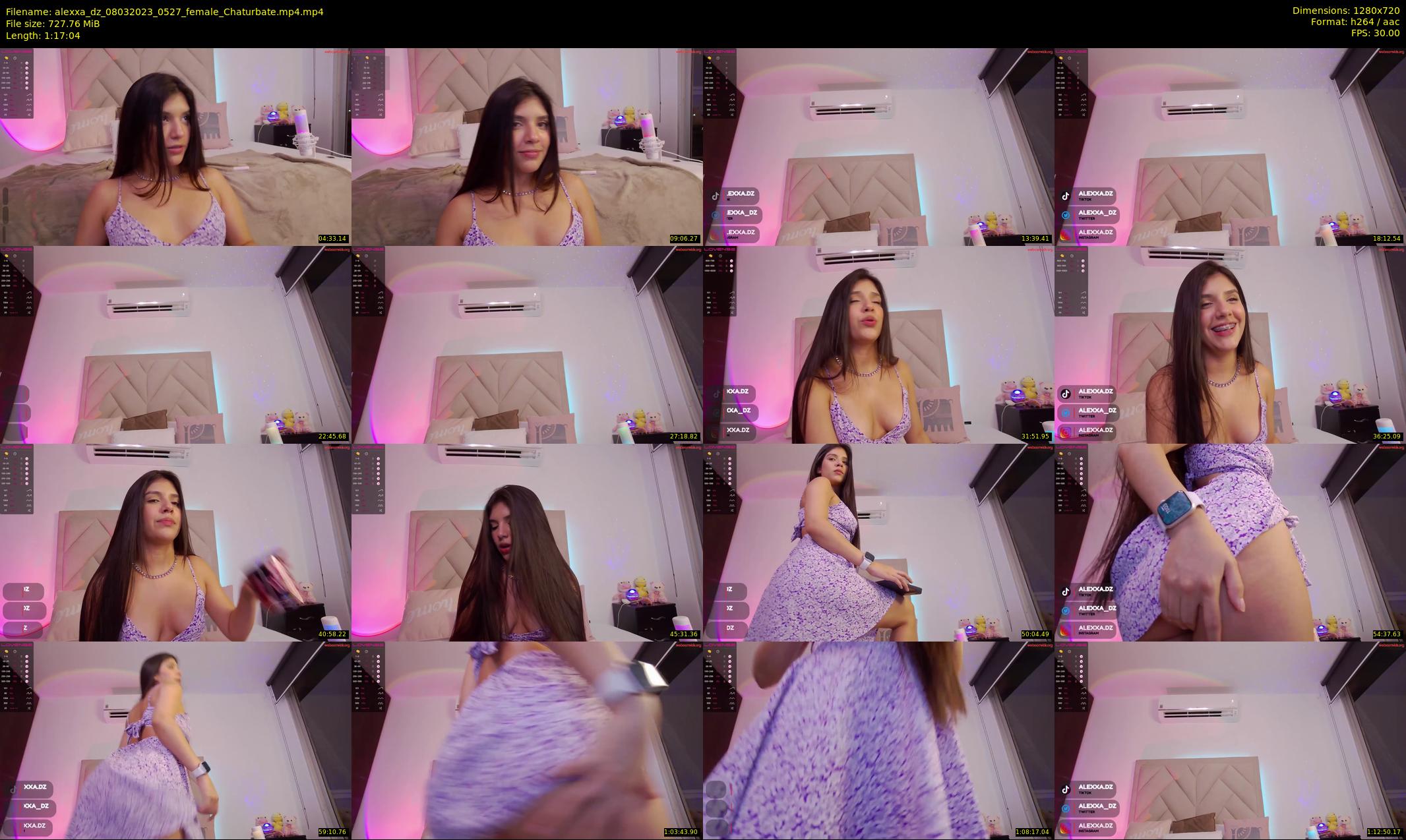 alexxa_dz — 78 minute Chaturbate female cam show recording, 720p, Mar 8, 2023