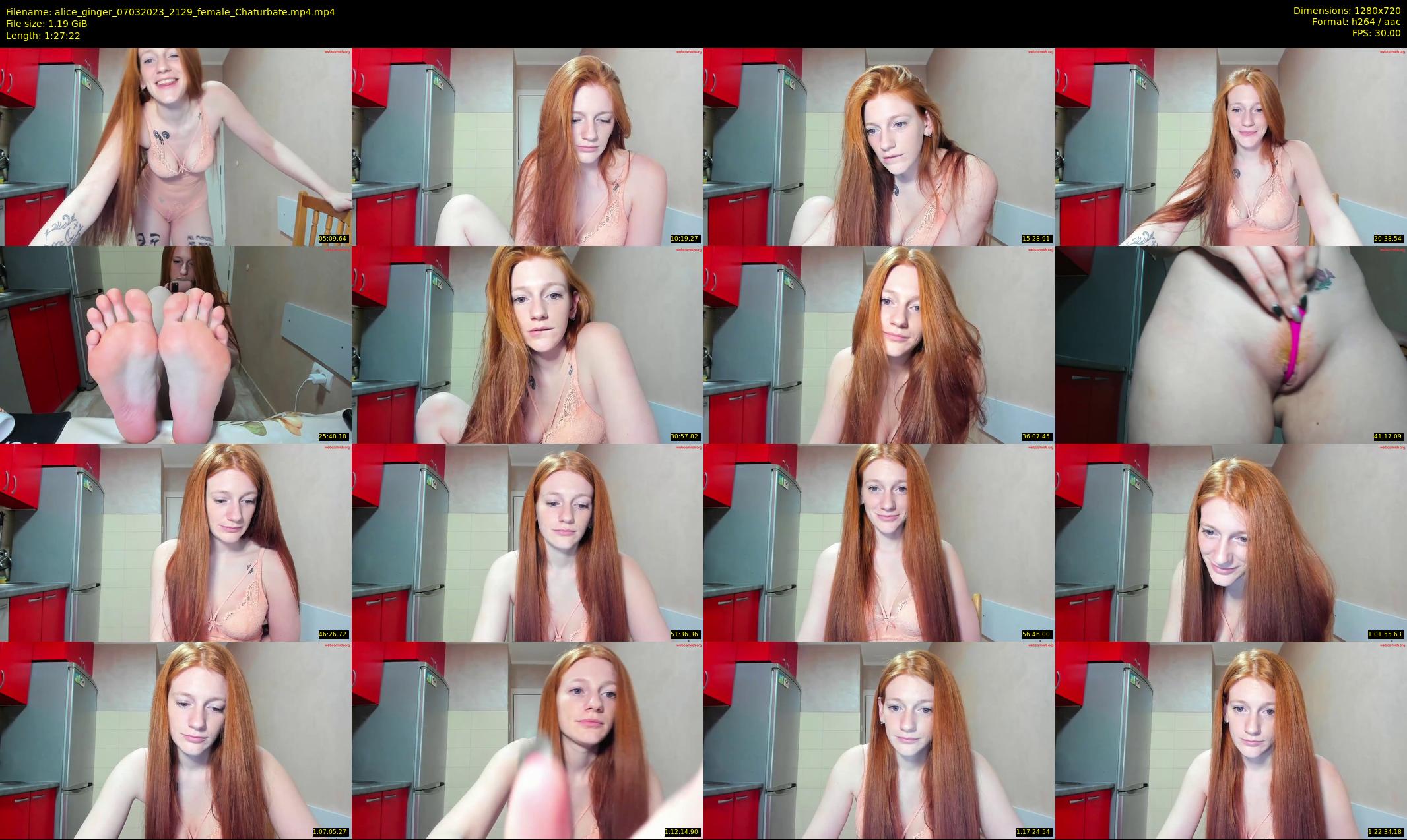 alice_ginger — 88 minute Chaturbate female cam show recording, 720p, Mar 7, 2023
