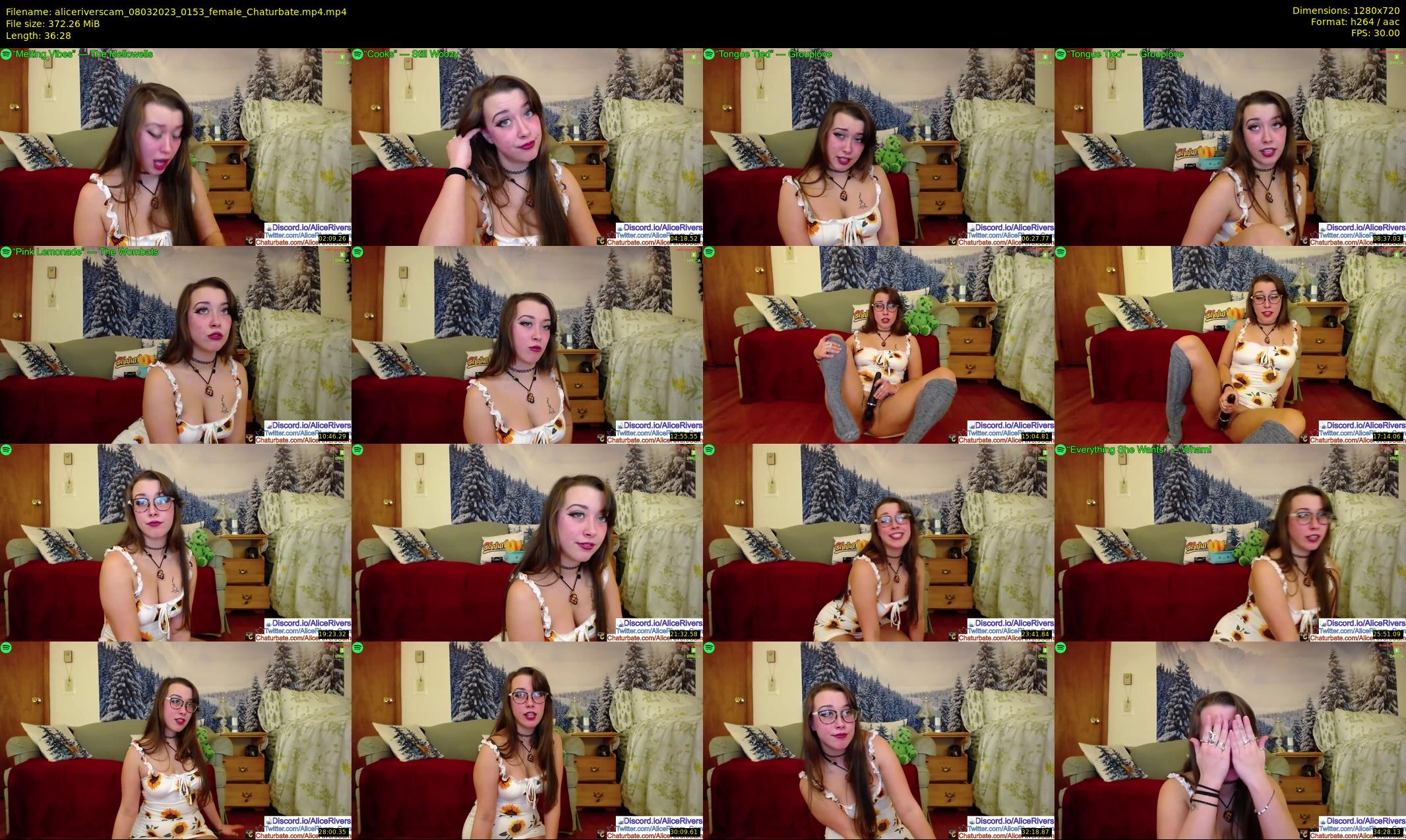 aliceriverscam — 37 minute Chaturbate female cam show recording, 720p, Mar 8, 2023