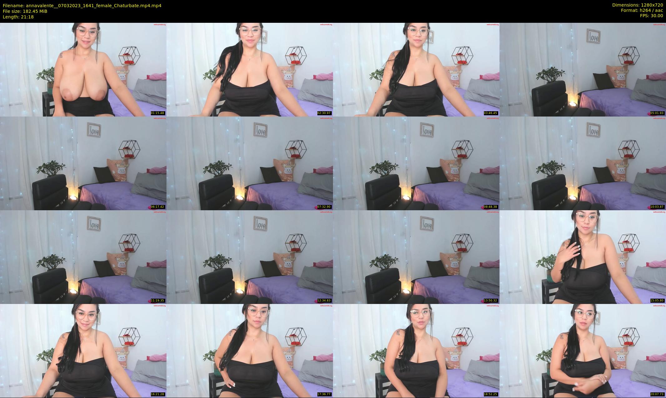 annavalente_ — 22 minute Chaturbate female cam show recording, 720p, Mar 7, 2023