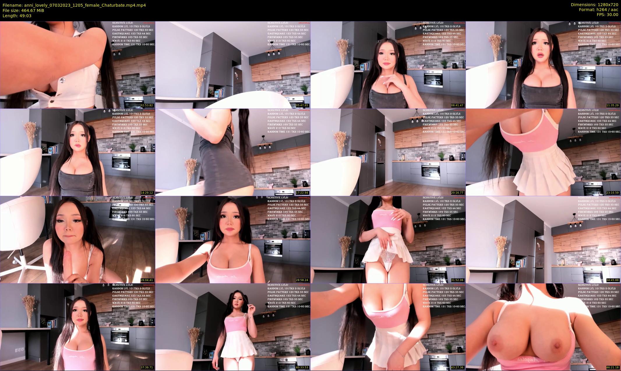 anni_lovely — 50 minute Chaturbate female cam show recording, 720p, Mar 7, 2023