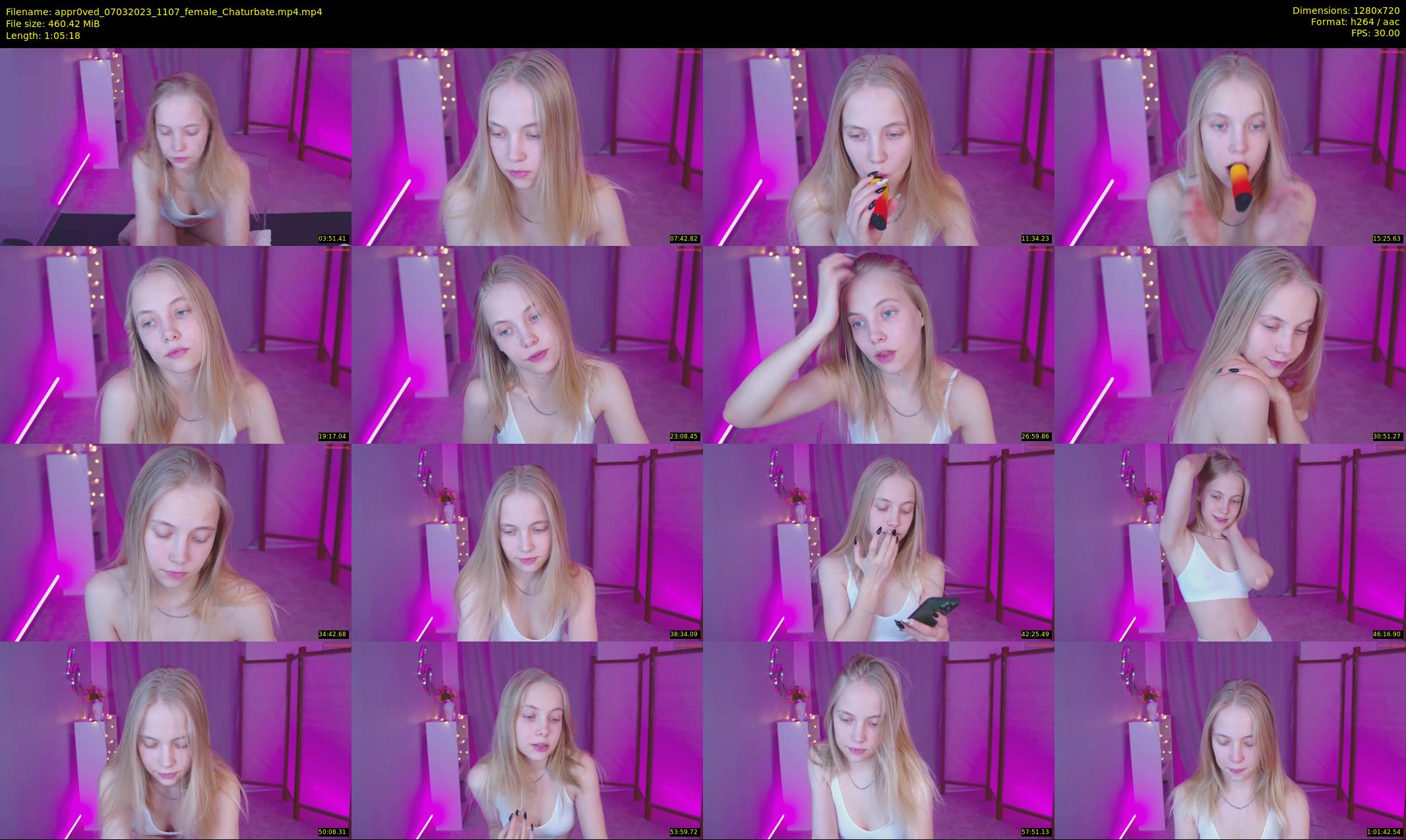 appr0ved — 66 minute Chaturbate female cam show recording, 720p, Mar 7, 2023