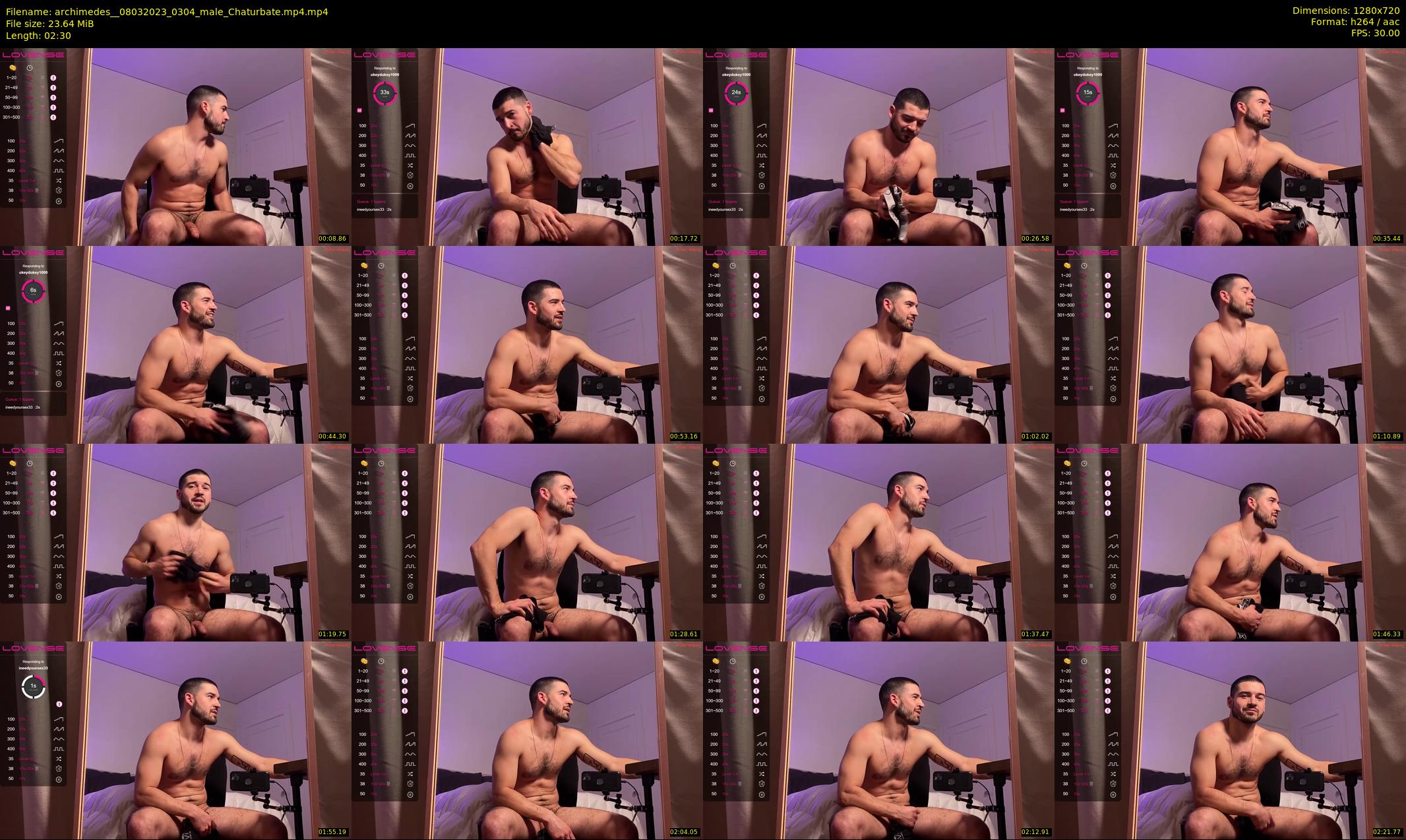 archimedes_ — 3 minute Chaturbate male cam show recording, 720p, Mar 8, 2023