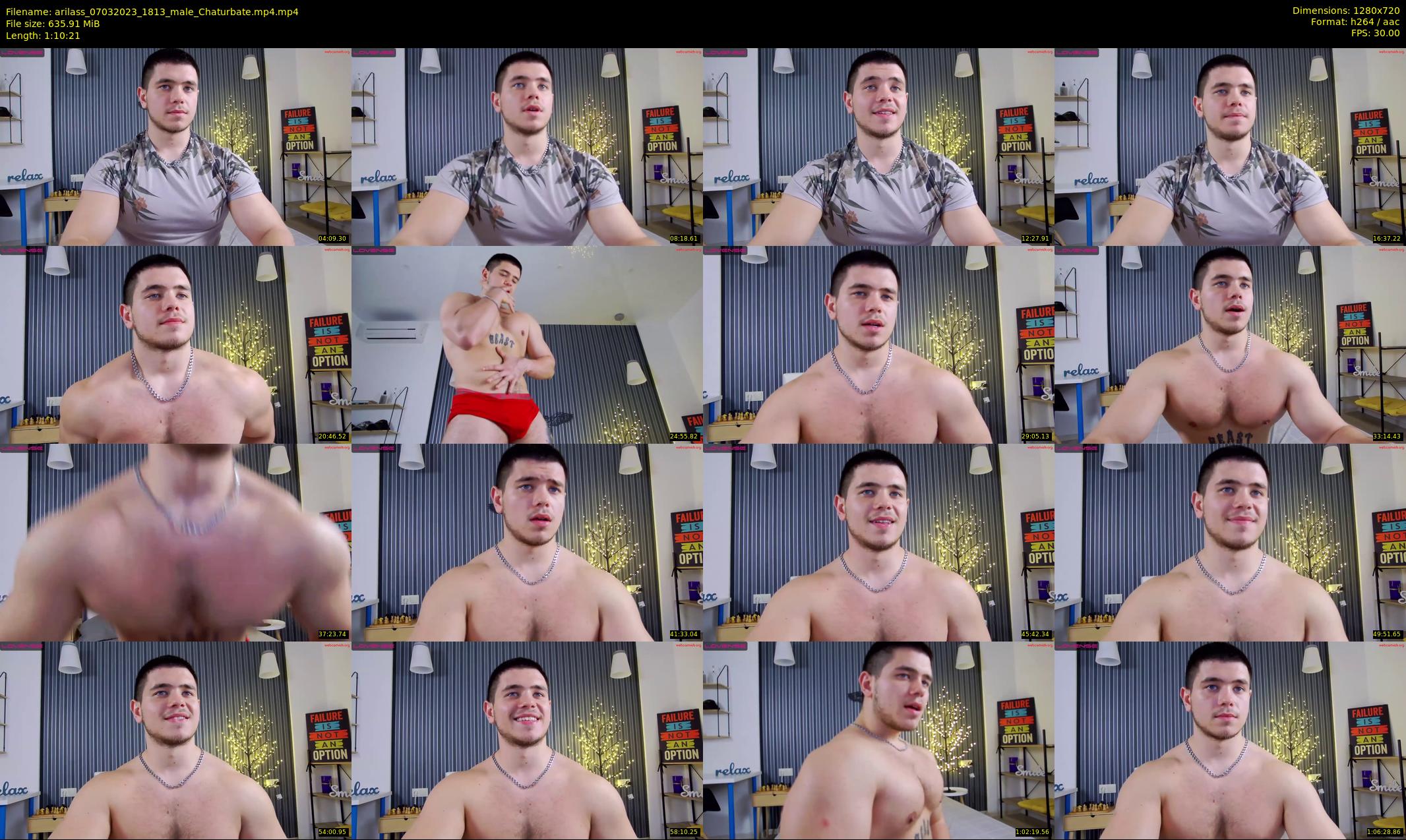 arilass — 71 minute Chaturbate male cam show recording, 720p, Mar 7, 2023