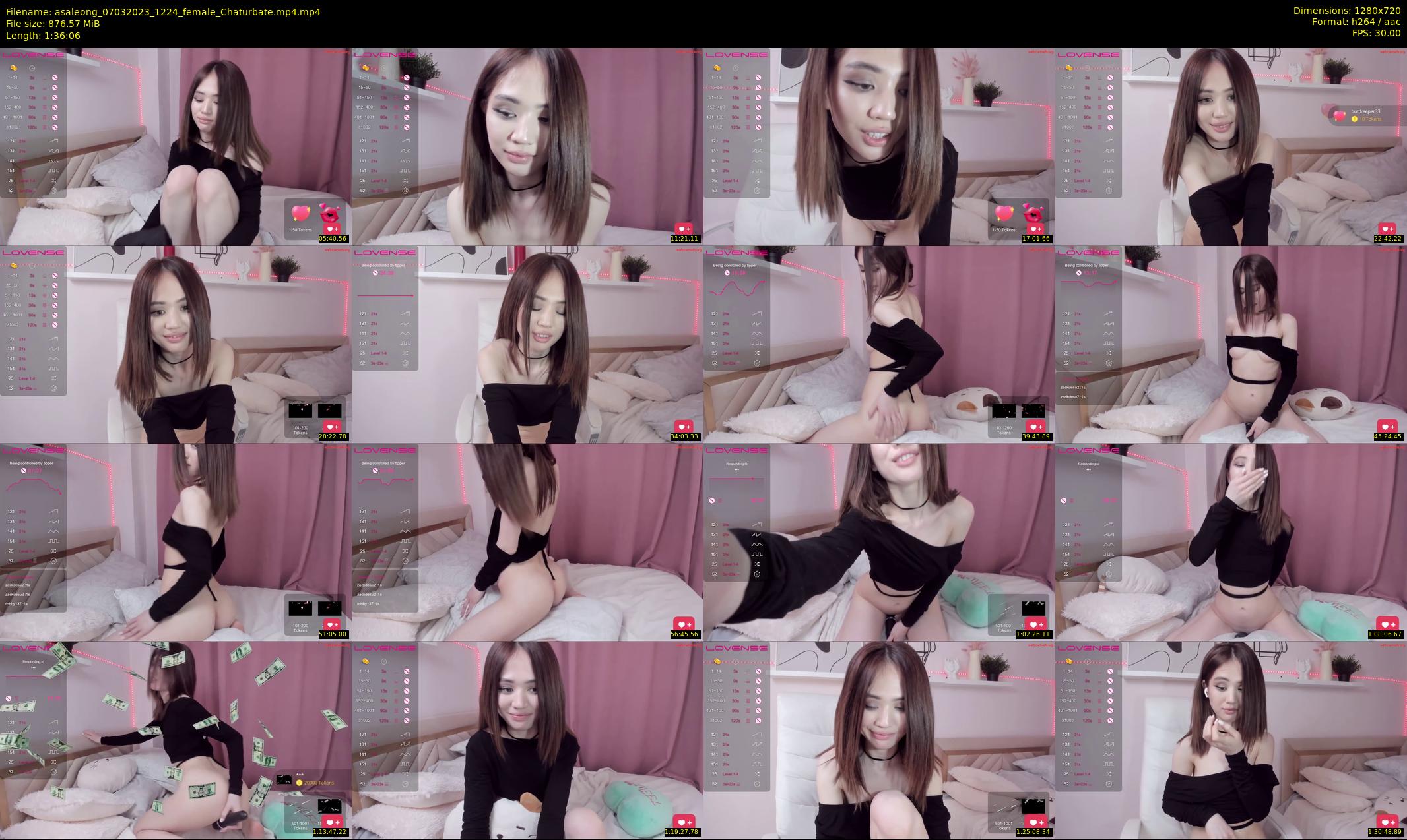 asaleong — 97 minute Chaturbate female cam show recording, 720p, Mar 7, 2023