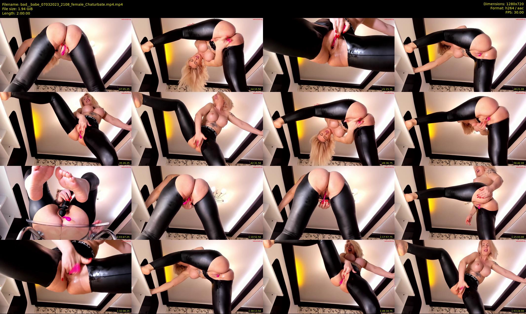 bad__babe — 120 minute Chaturbate female cam show recording, 720p, Mar 7, 2023