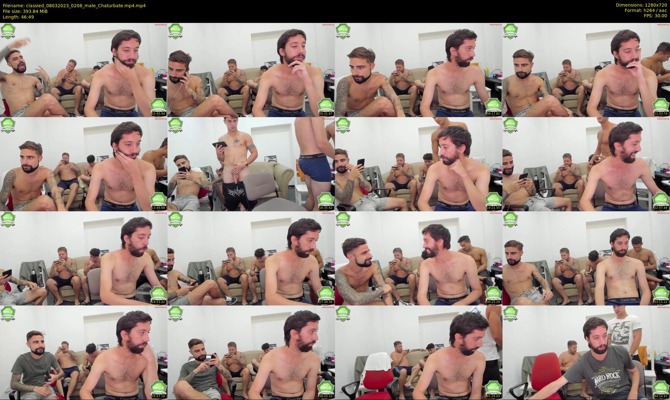 classied — 47 minute Chaturbate male cam show recording, 720p, Mar 8, 2023