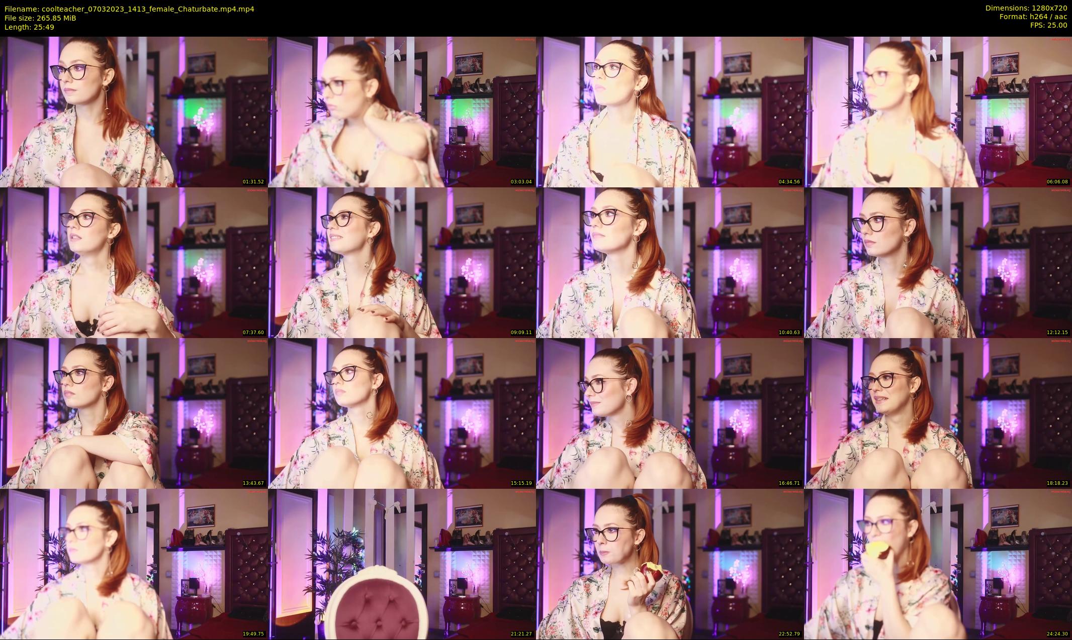coolteacher — 26 minute Chaturbate female cam show recording, 720p, Mar 7, 2023