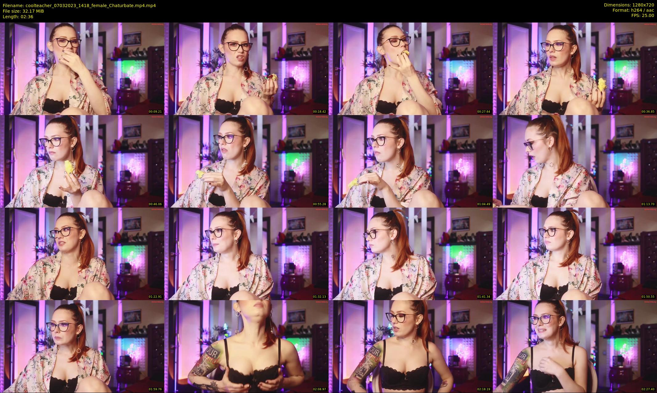 coolteacher — 3 minute Chaturbate female cam show recording, 720p, Mar 7, 2023