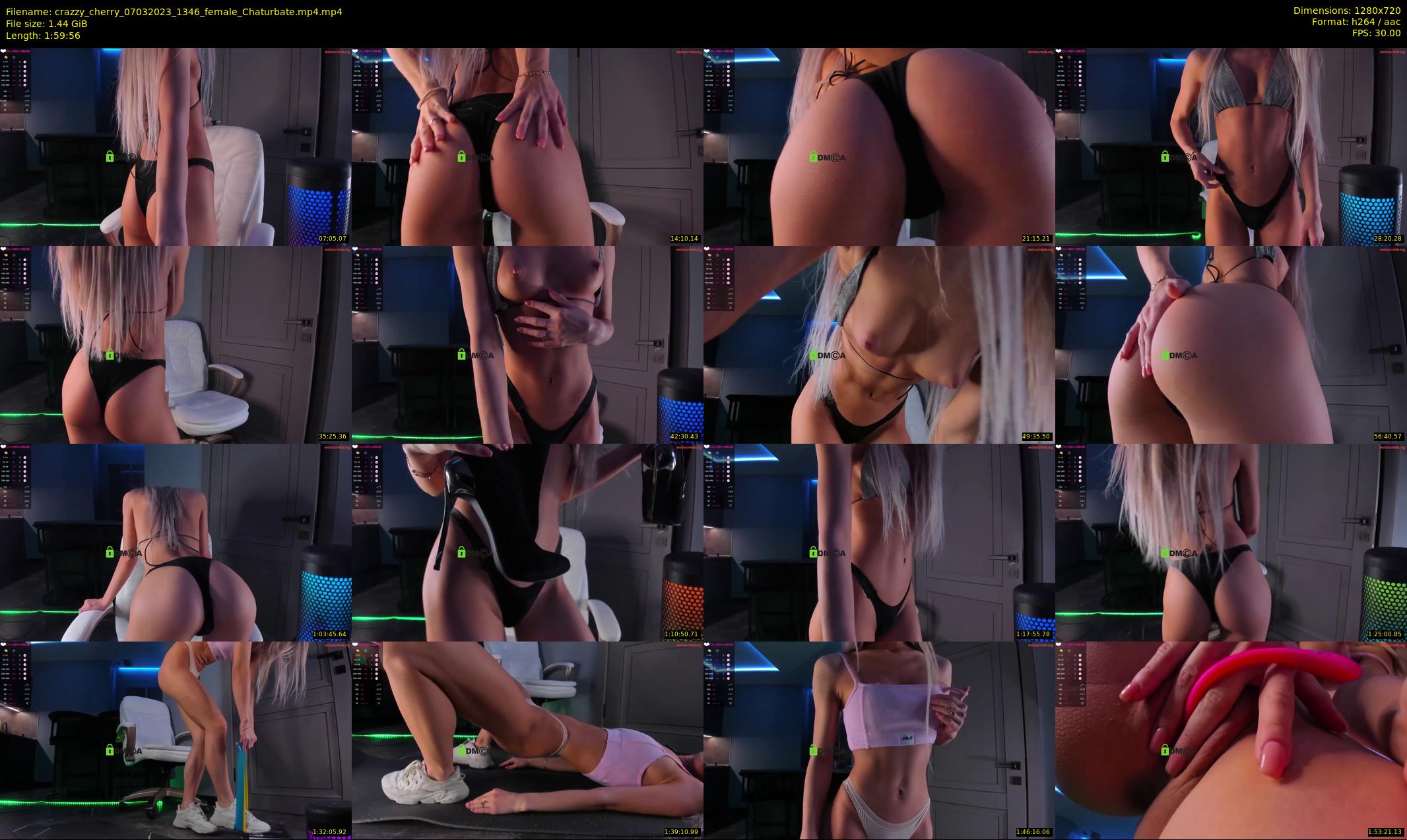 crazzy_cherry — 120 minute Chaturbate female cam show recording, 720p, Mar 7, 2023
