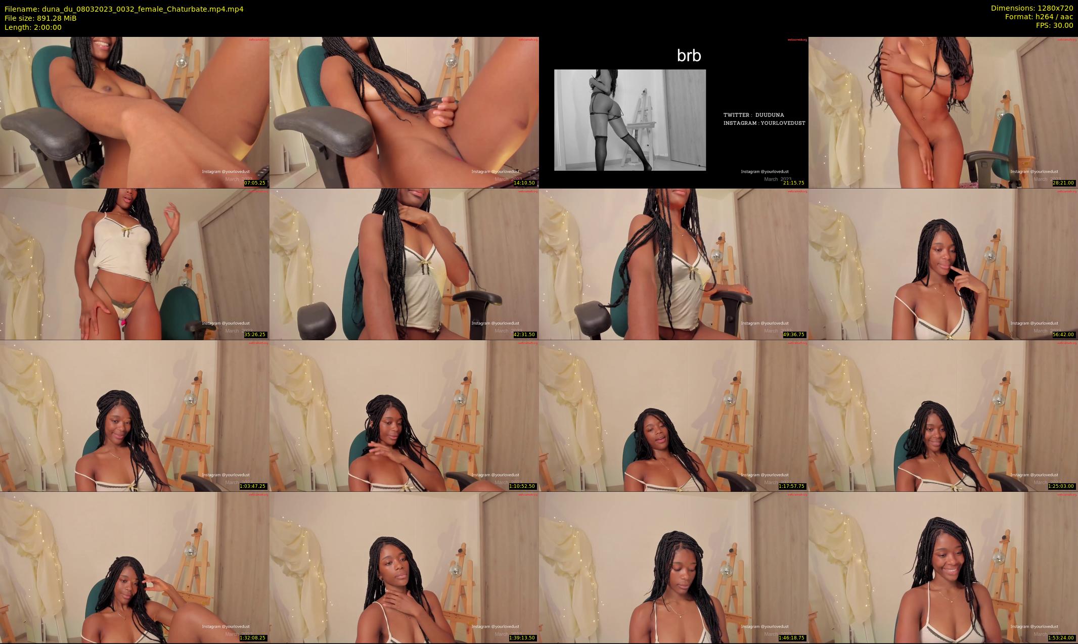 duna_du — 120 minute Chaturbate female cam show recording, 720p, Mar 8, 2023