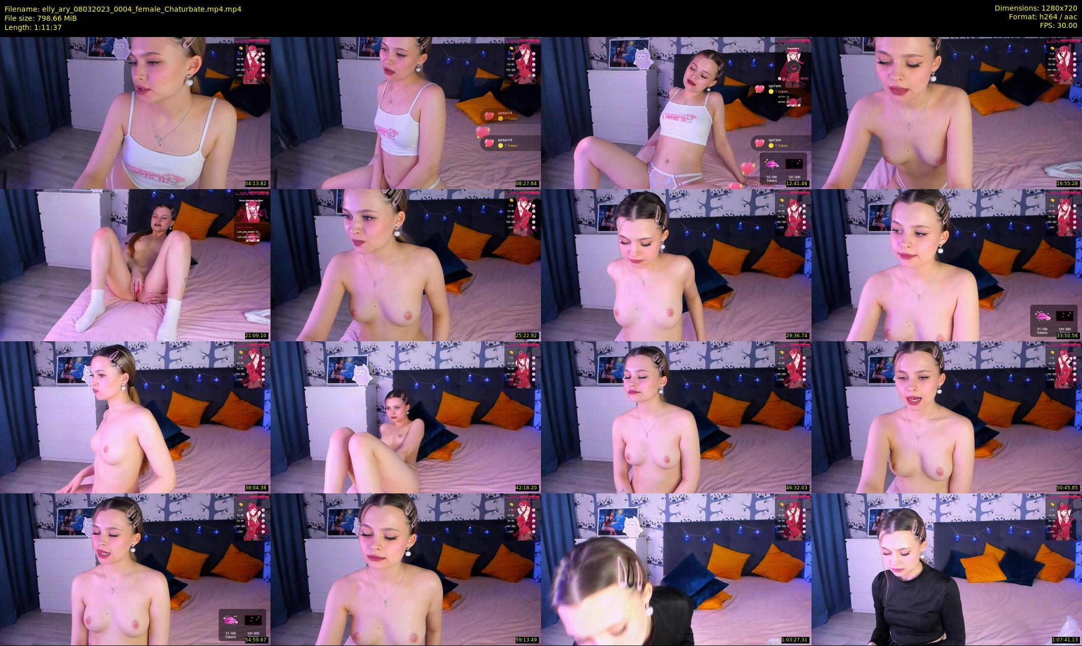 elly_ary — 72 minute Chaturbate female cam show recording, 720p, Mar 8, 2023
