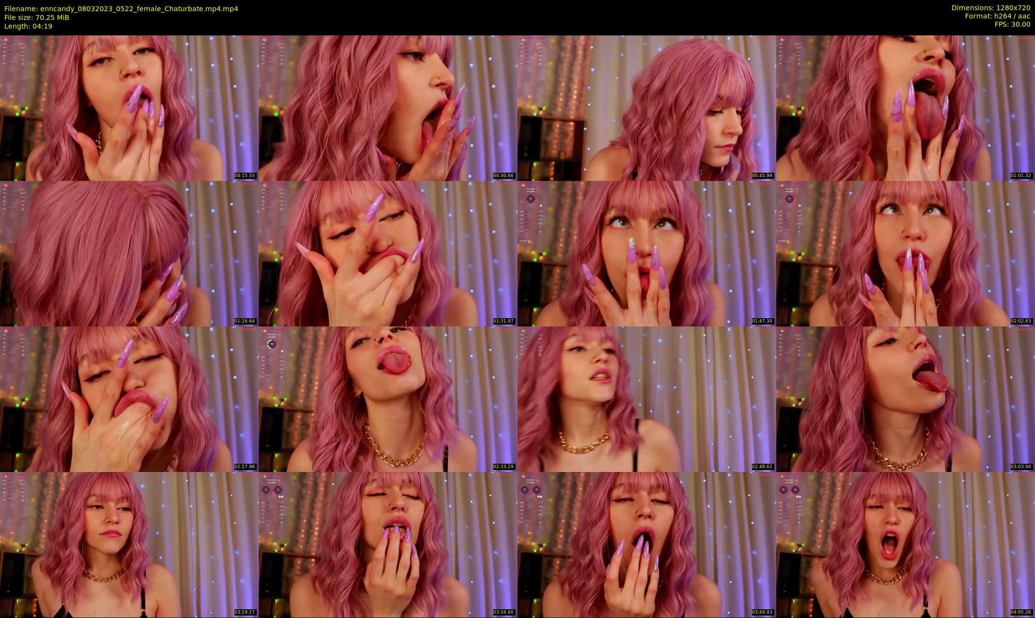 enncandy — 5 minute Chaturbate female cam show recording, 720p, Mar 8, 2023