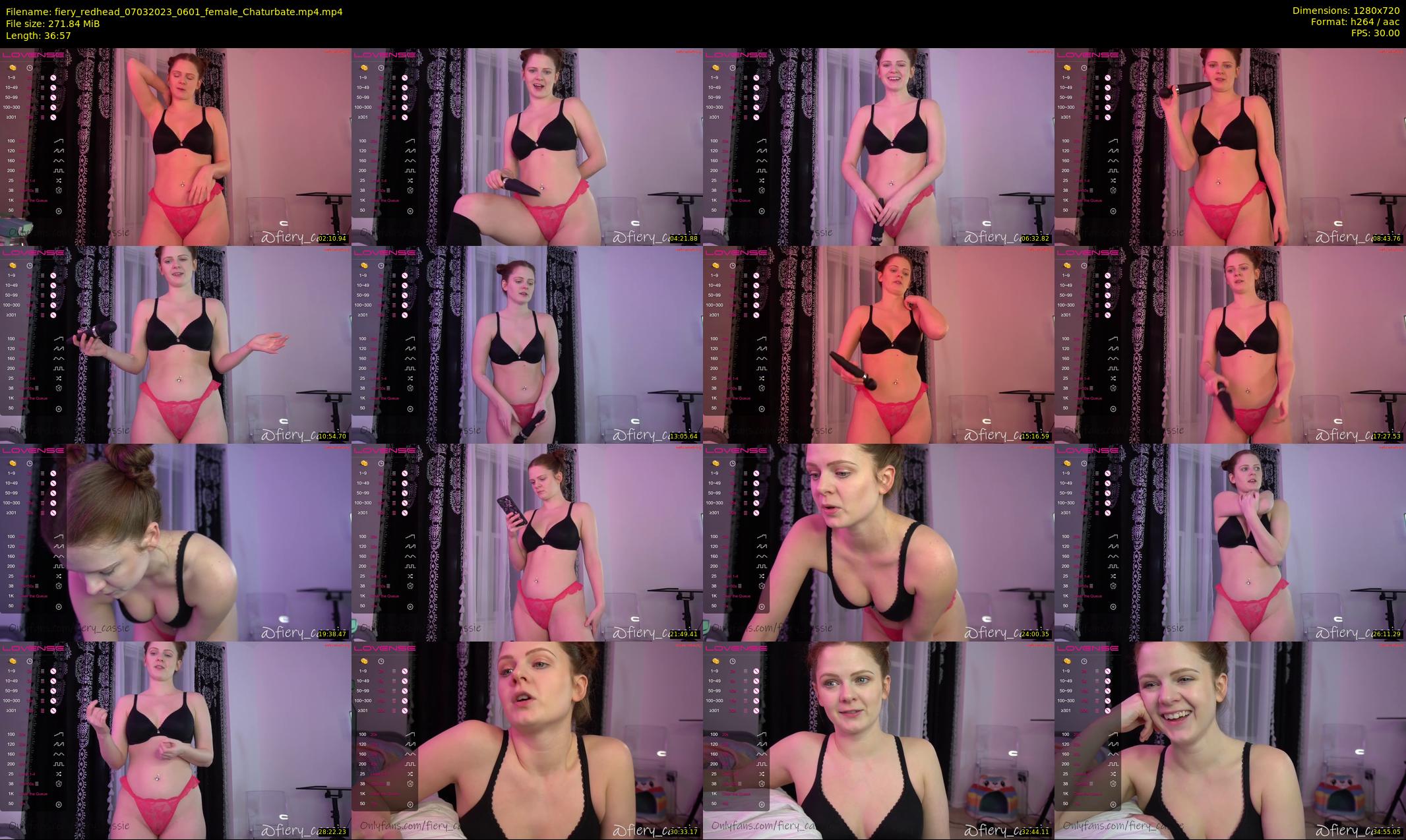 fiery_redhead — 37 minute Chaturbate female cam show recording, 720p, Mar 7, 2023