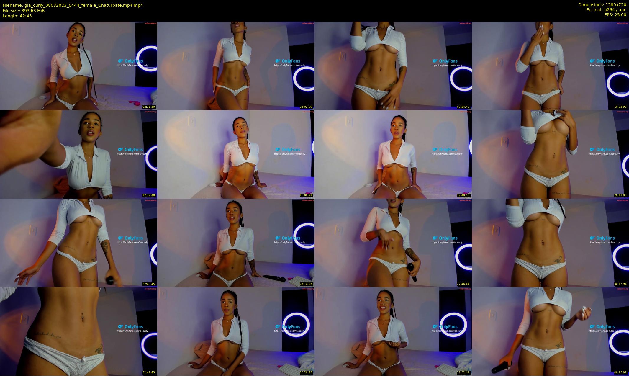 gia_curly — 43 minute Chaturbate female cam show recording, 720p, Mar 8, 2023