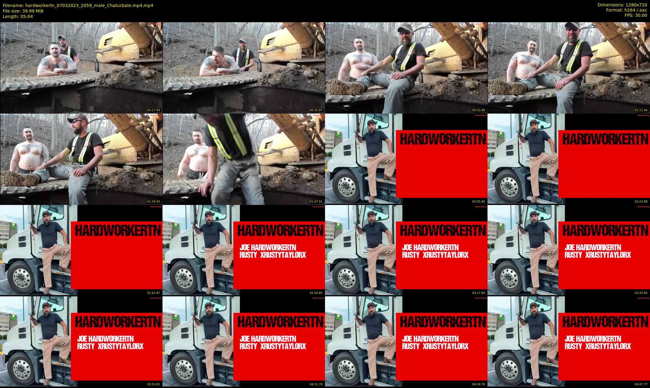 hardworkertn — 6 minute Chaturbate male cam show recording, 720p, Mar 7, 2023