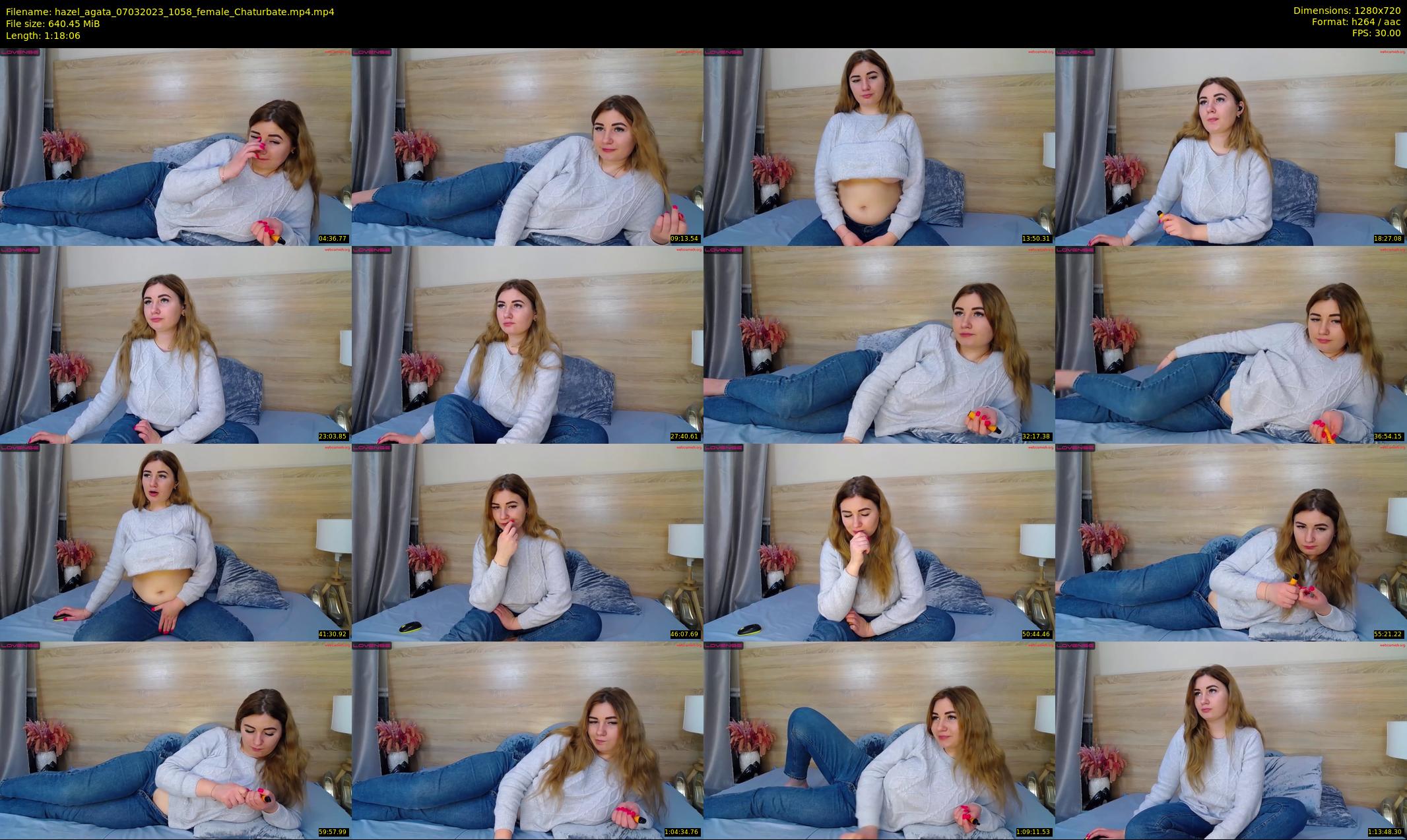 hazel_agata — 79 minute Chaturbate female cam show recording, 720p, Mar 7, 2023