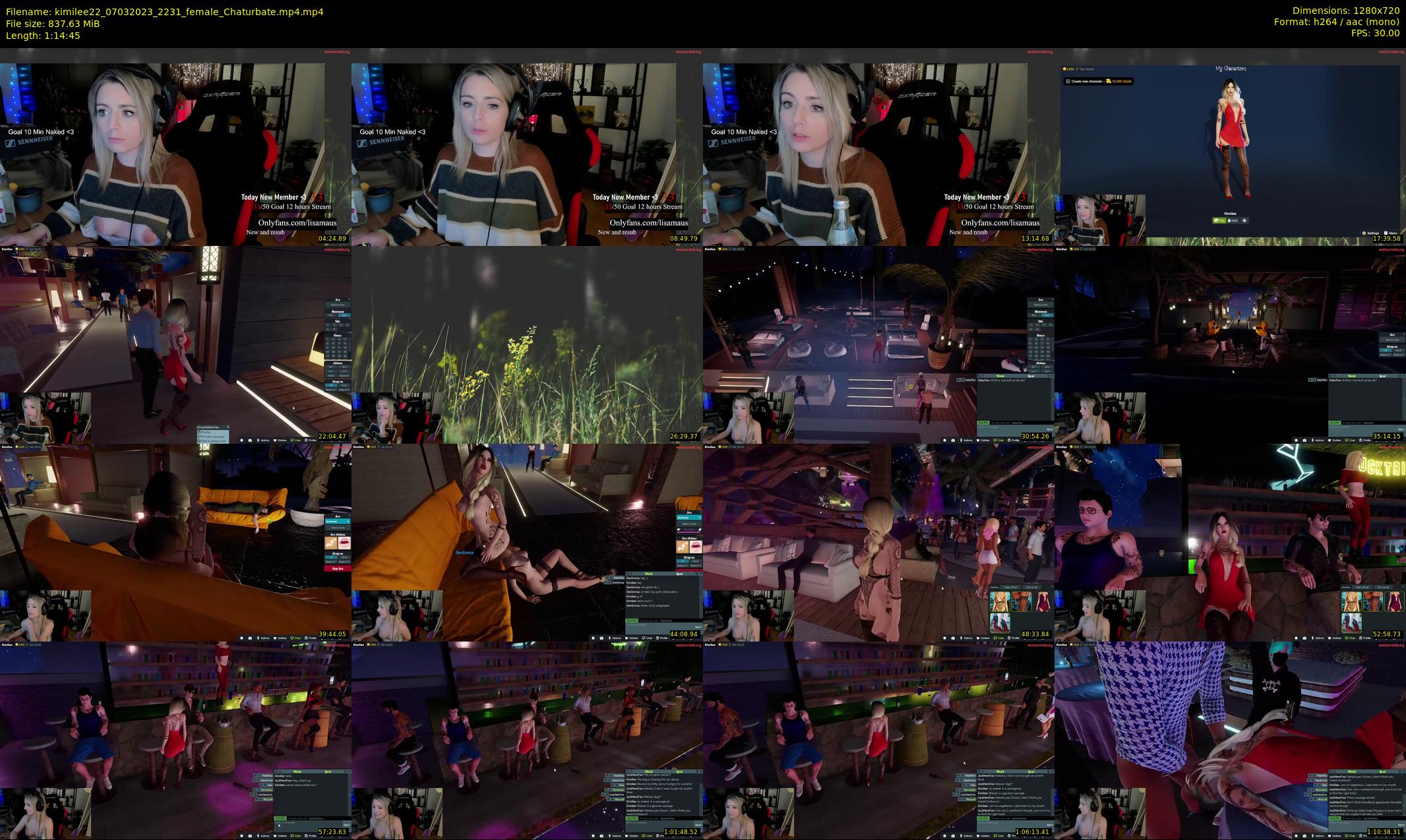 kimilee22 — 75 minute Chaturbate female cam show recording, 720p, Mar 7, 2023