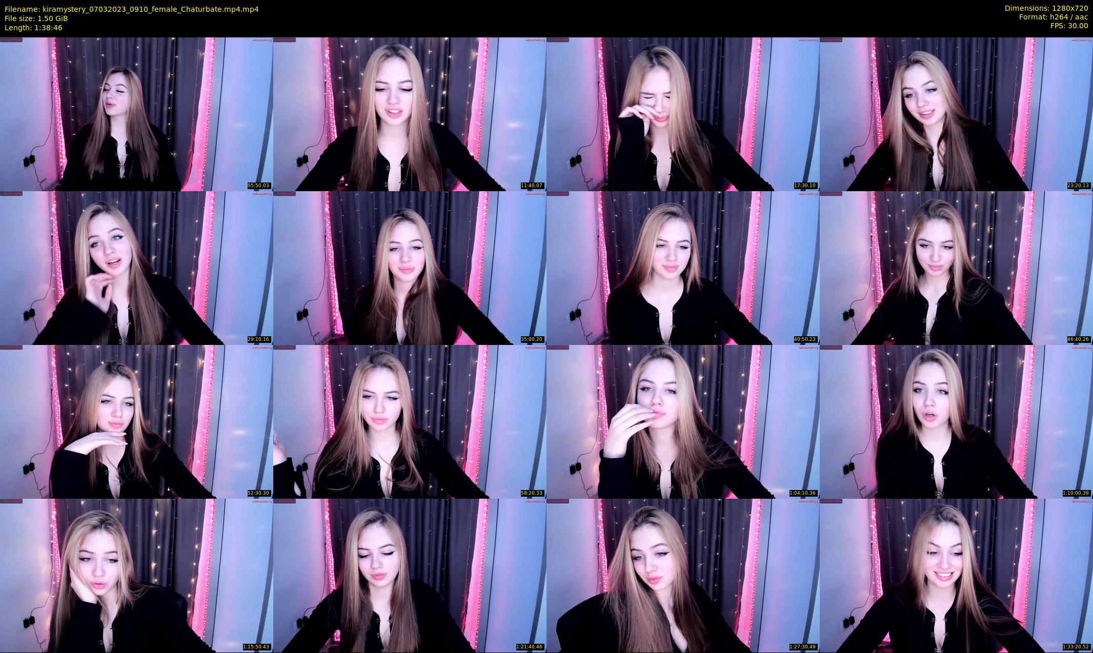kiramystery — 99 minute Chaturbate female cam show recording, 720p, Mar 7, 2023