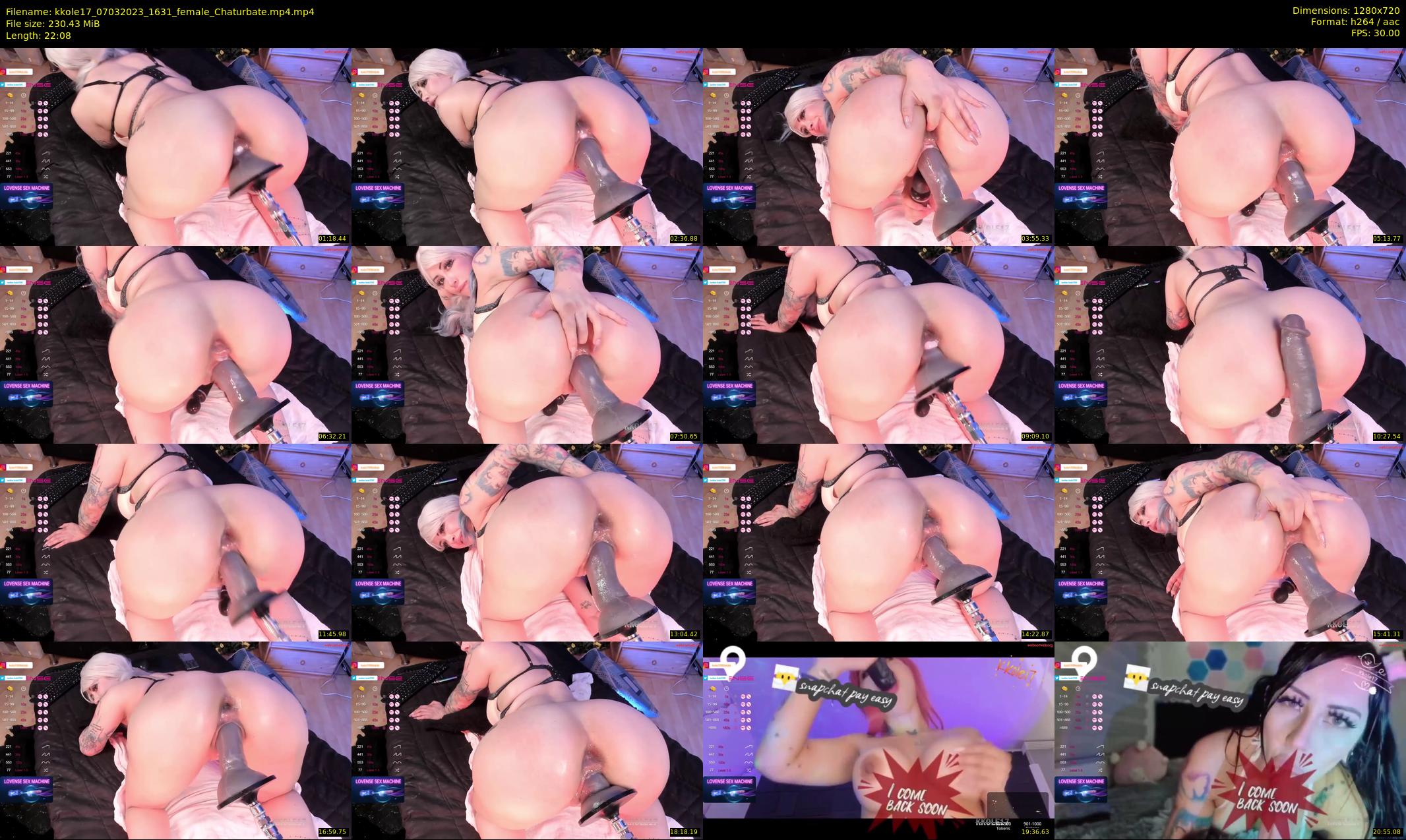 kkole17 — 23 minute Chaturbate female cam show recording, 720p, Mar 7, 2023