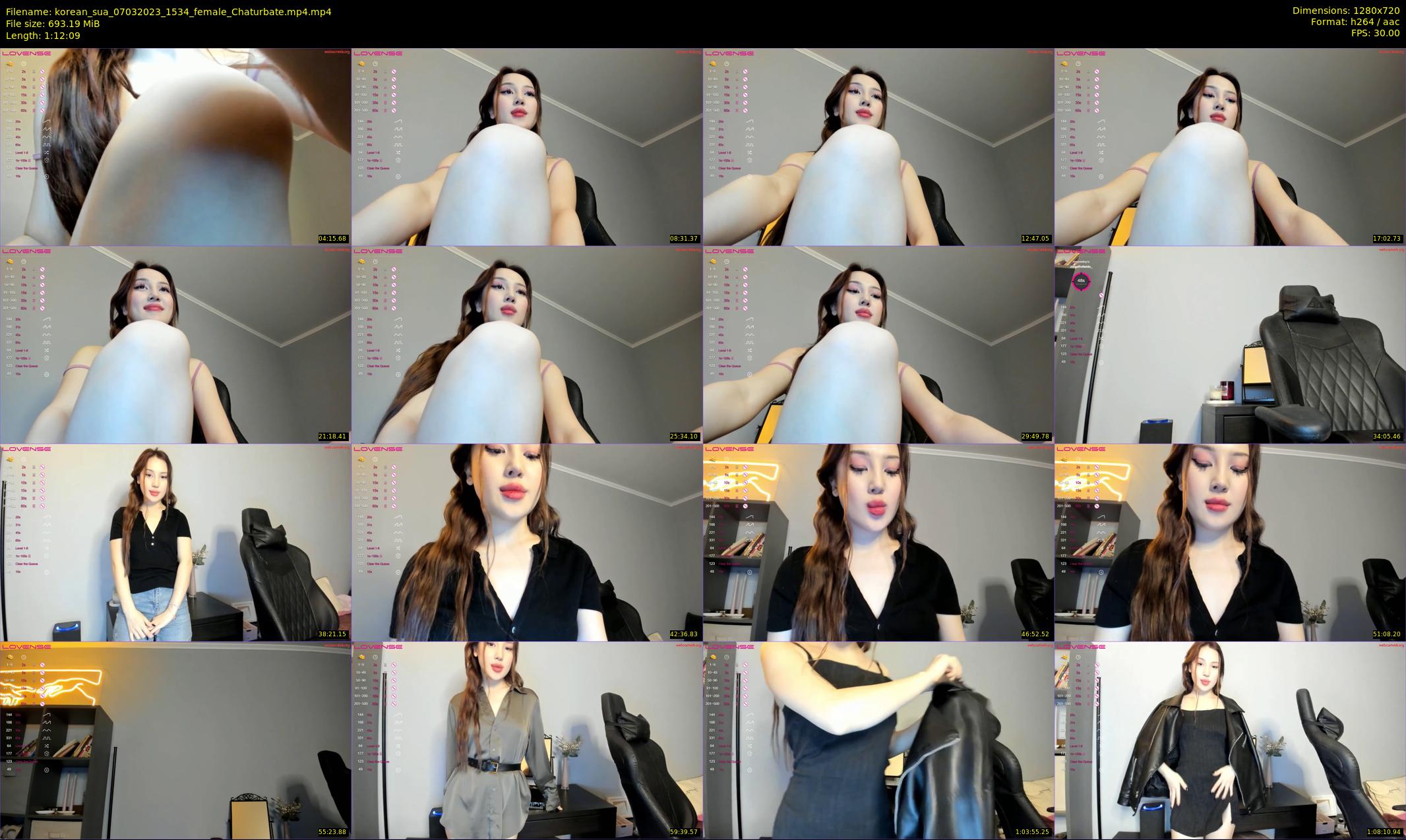 korean_sua — 73 minute Chaturbate female cam show recording, 720p, Mar 7, 2023