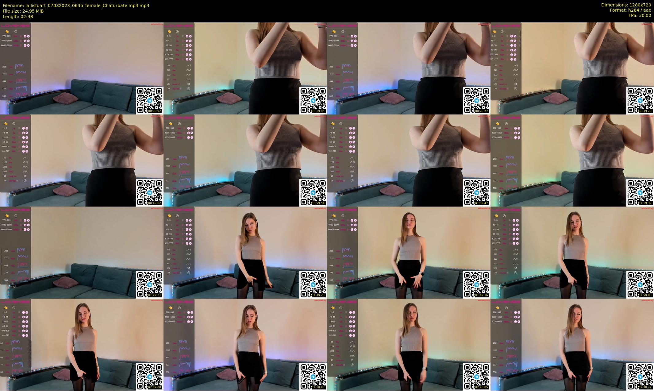 lallistuart — 3 minute Chaturbate female cam show recording, 720p, Mar 7, 2023