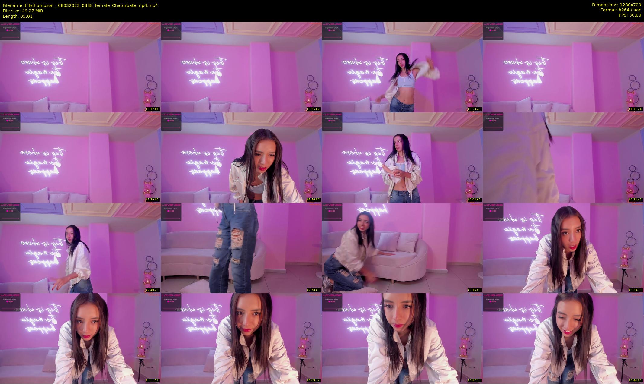 lillythompson_ — 6 minute Chaturbate female cam show recording, 720p, Mar 8, 2023