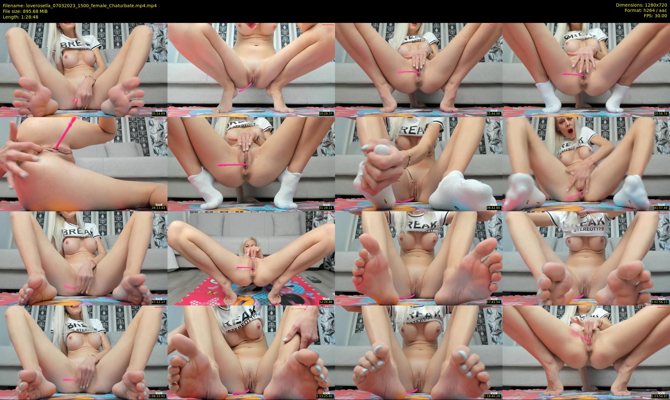 loverosella — 89 minute Chaturbate female cam show recording, 720p, Mar 7, 2023
