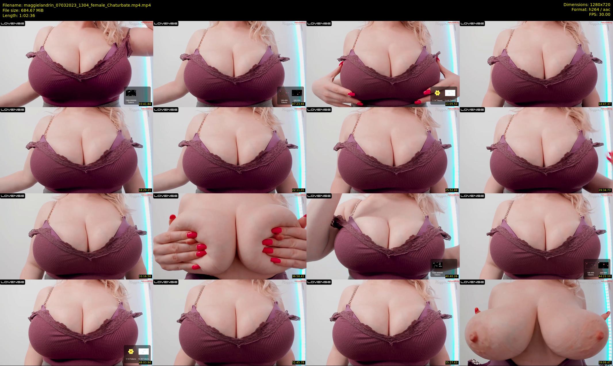 maggielandrin — 63 minute Chaturbate female cam show recording, 720p, Mar 7, 2023
